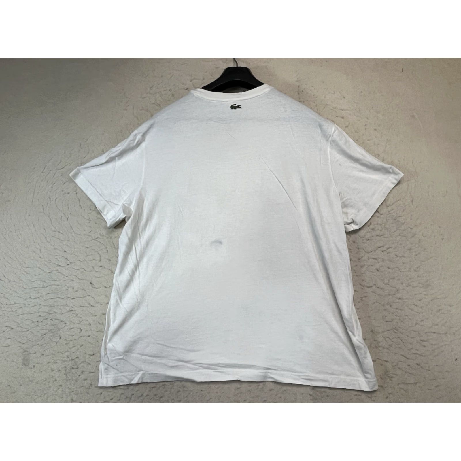 Lacoste Lacoste T-Shirt White 3XL Mens Cotton Shirt FR 8 See Pics Patch Spellout Patch See Pics Mens White 3XL Size US XXL / EU 58 / 5 - 2 Thumbnail