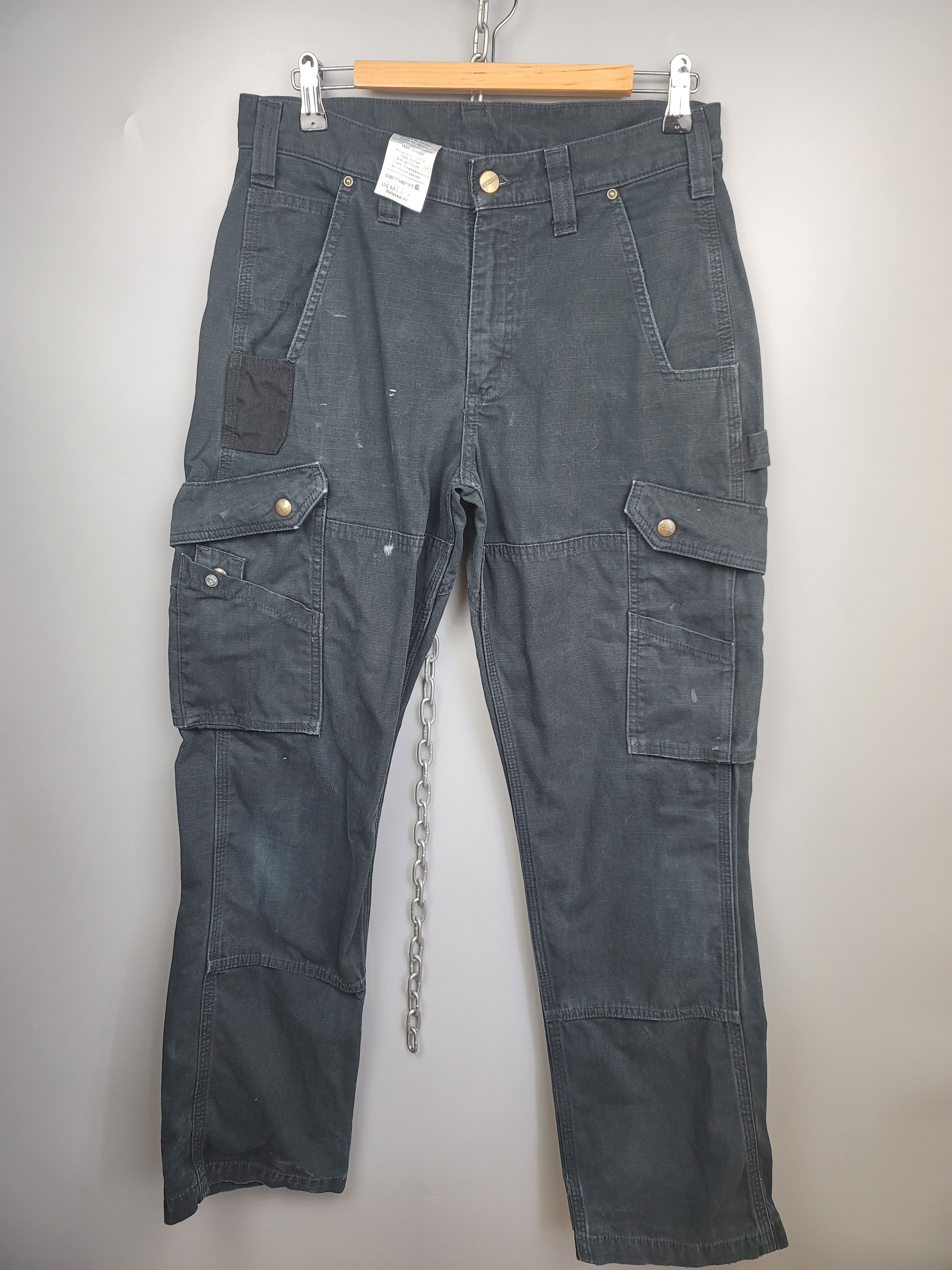Carhartt Vintage Carhartt Cargo Multupocket Work Pants W 31 L 32 Size US 31 - 1 Thumbnail