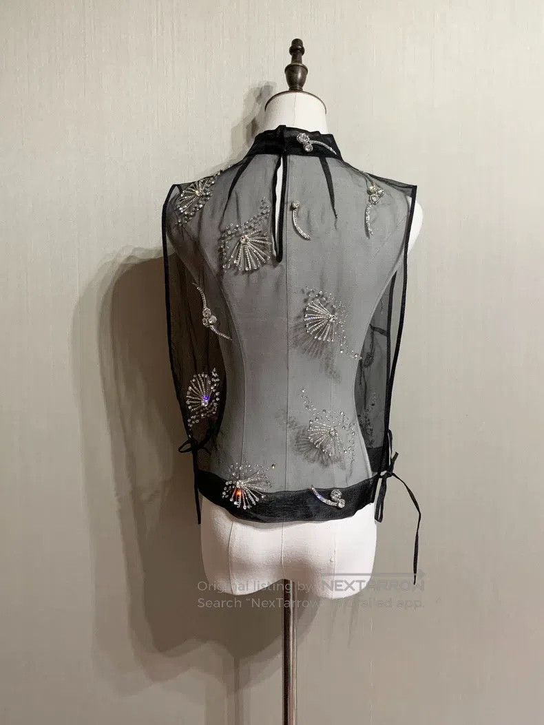 Dries Van Noten Dries Van Noten Runway-Exclusive Heavy-Detailed Beaded Sil Size M / US 6-8 / IT 42-44 - 6 Thumbnail