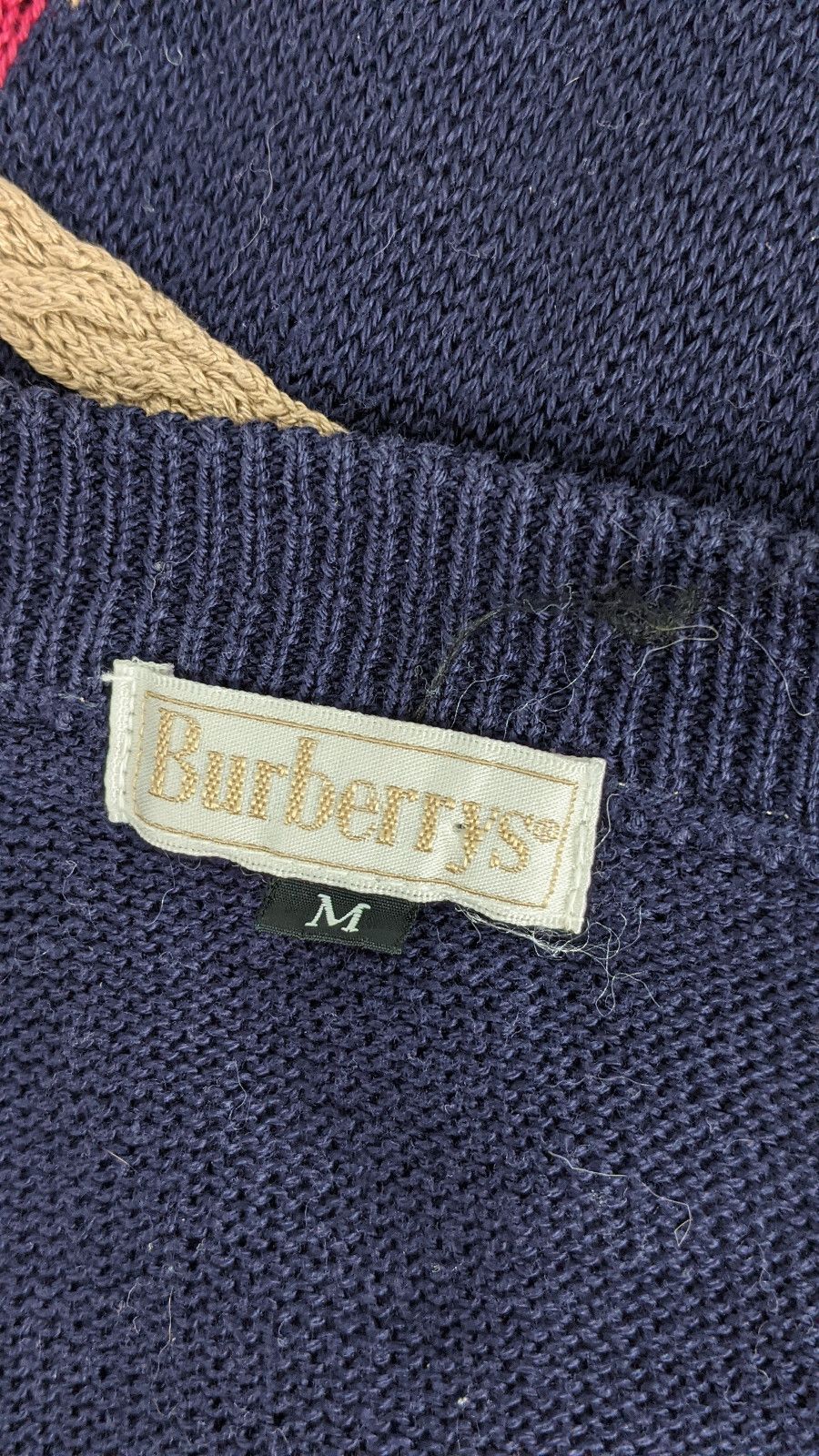 Burberry Vintage Burberrys Flag knitwear sweater cardigan Size US M / EU 48-50 / 2 - 5 Thumbnail
