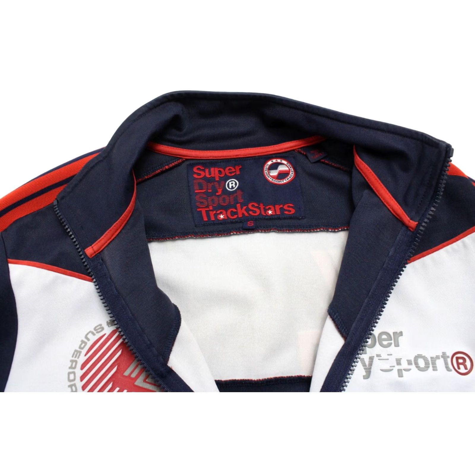 Superdry SUPERDRY Sport Sweatshirt Men's SMALL Full Zip High Collar Track Top Navy Size US S / EU 44-46 / 1 - 4 Thumbnail