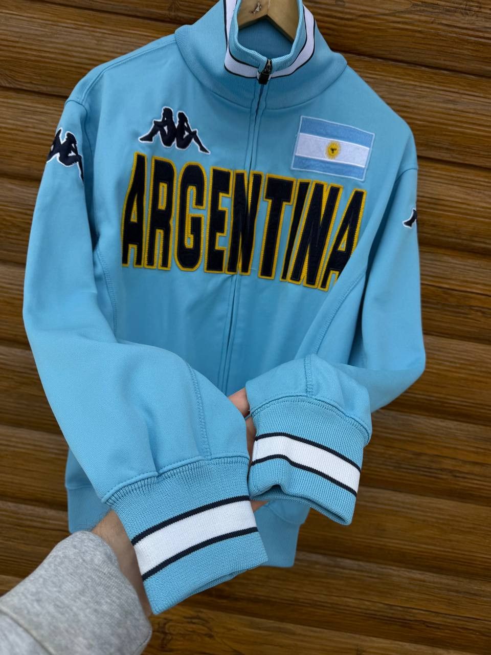 Kappa Vintage Kappa Argentina Football Jacket Soccer Track Top Zip Size US M / EU 48-50 / 2 - 4 Thumbnail