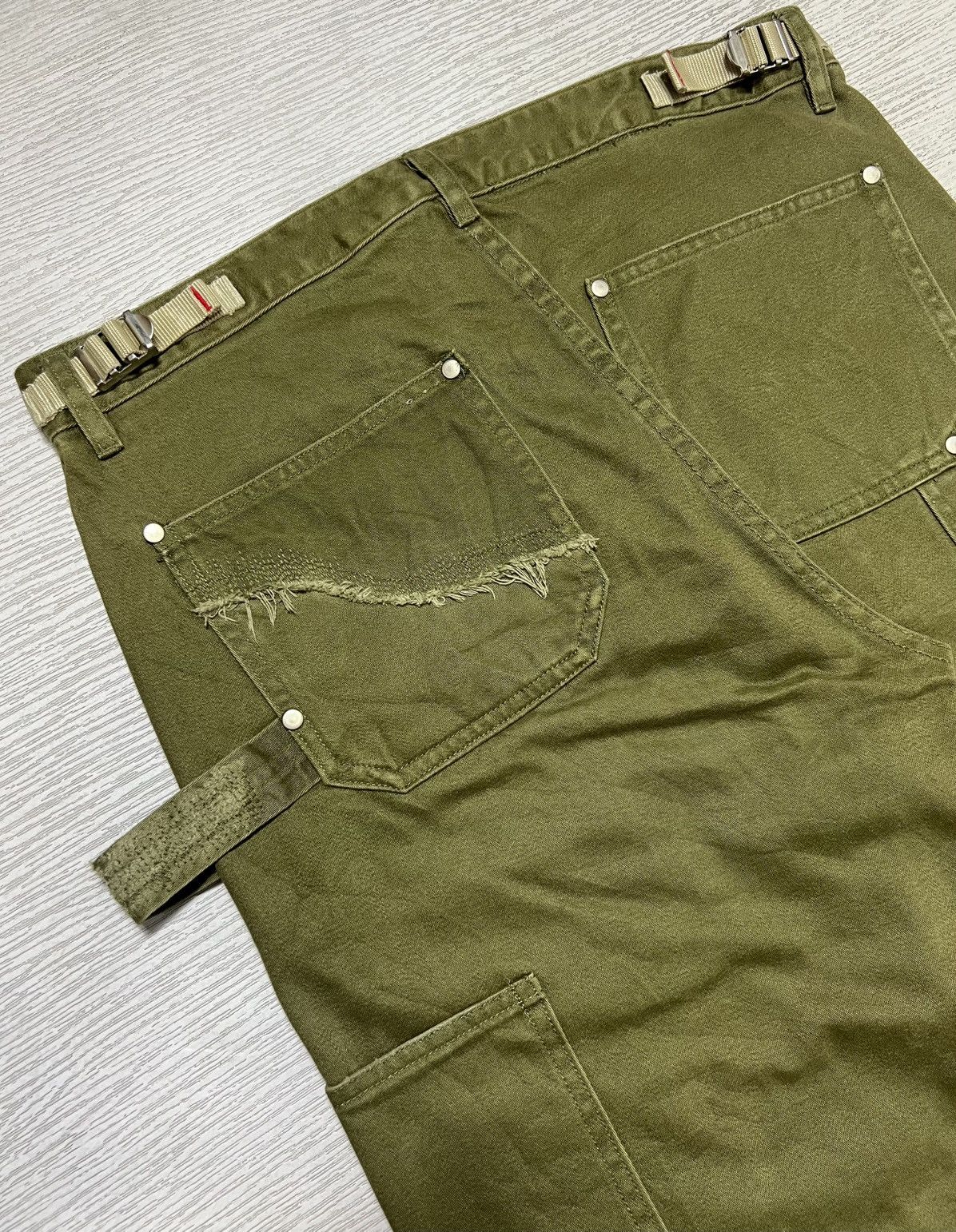 Vuja De Vuja De 004 Mori Distressed Double Knee Carpenter Pants Size US 34 / EU 50 - 12 Thumbnail