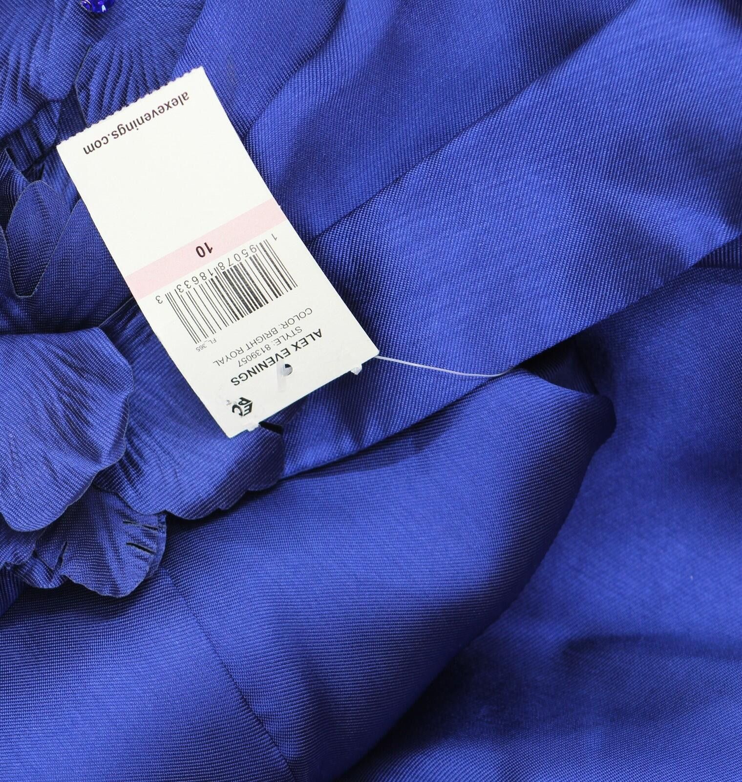 Other Nwt Alex Evenings Sleeve Midi Dress Bright Royal Blue 10 Size L / US 10 / IT 46 - 4 Thumbnail