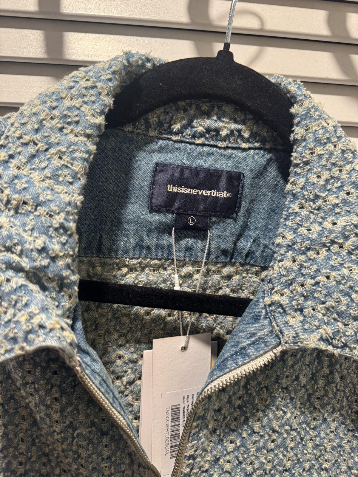 thisisneverthat Damaged Denim Shirt Size US L / EU 52-54 / 3 - 4 Thumbnail