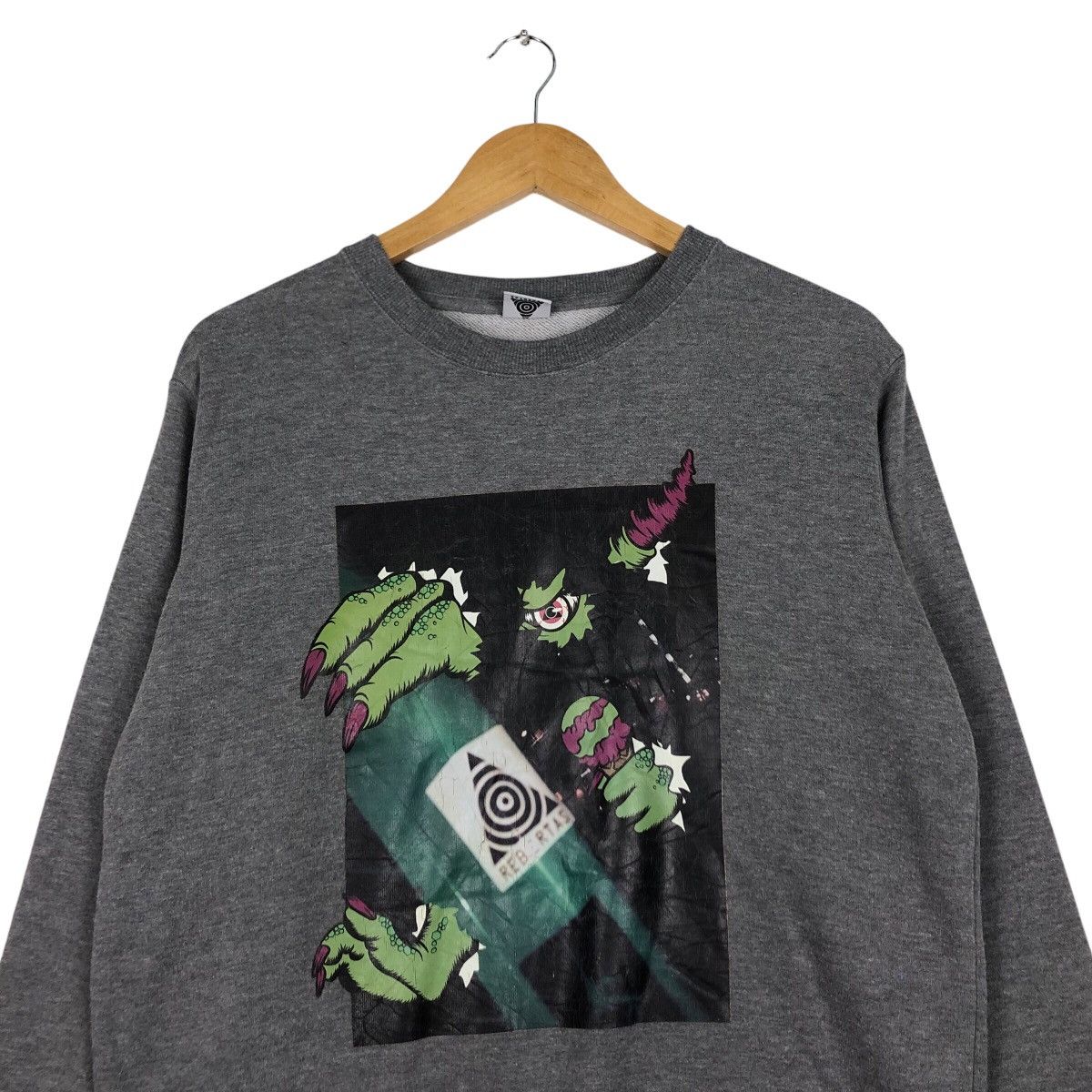 Japanese Brand Rebertas Streetwear Japanese Brand Sweatshirt Medium Size US M / EU 48-50 / 2 - 2 Thumbnail