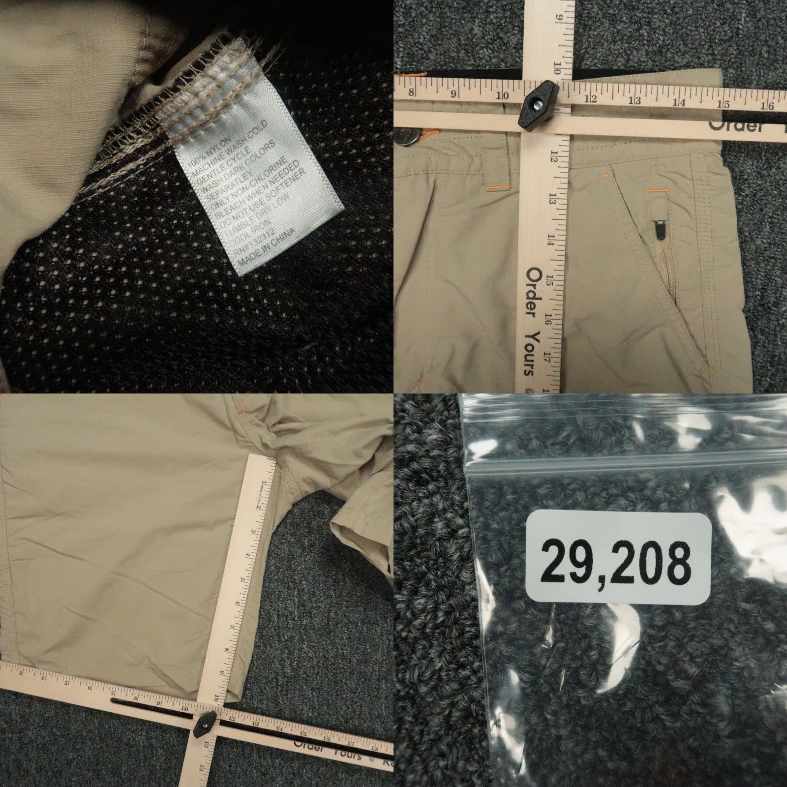 Howler Brothers Howler Bros Shorts Men 30 Khaki Tan Horizon Hybrid 2.0 Nylon Ripstop Zip Pocket Size US 30 / EU 46 - 8 Thumbnail