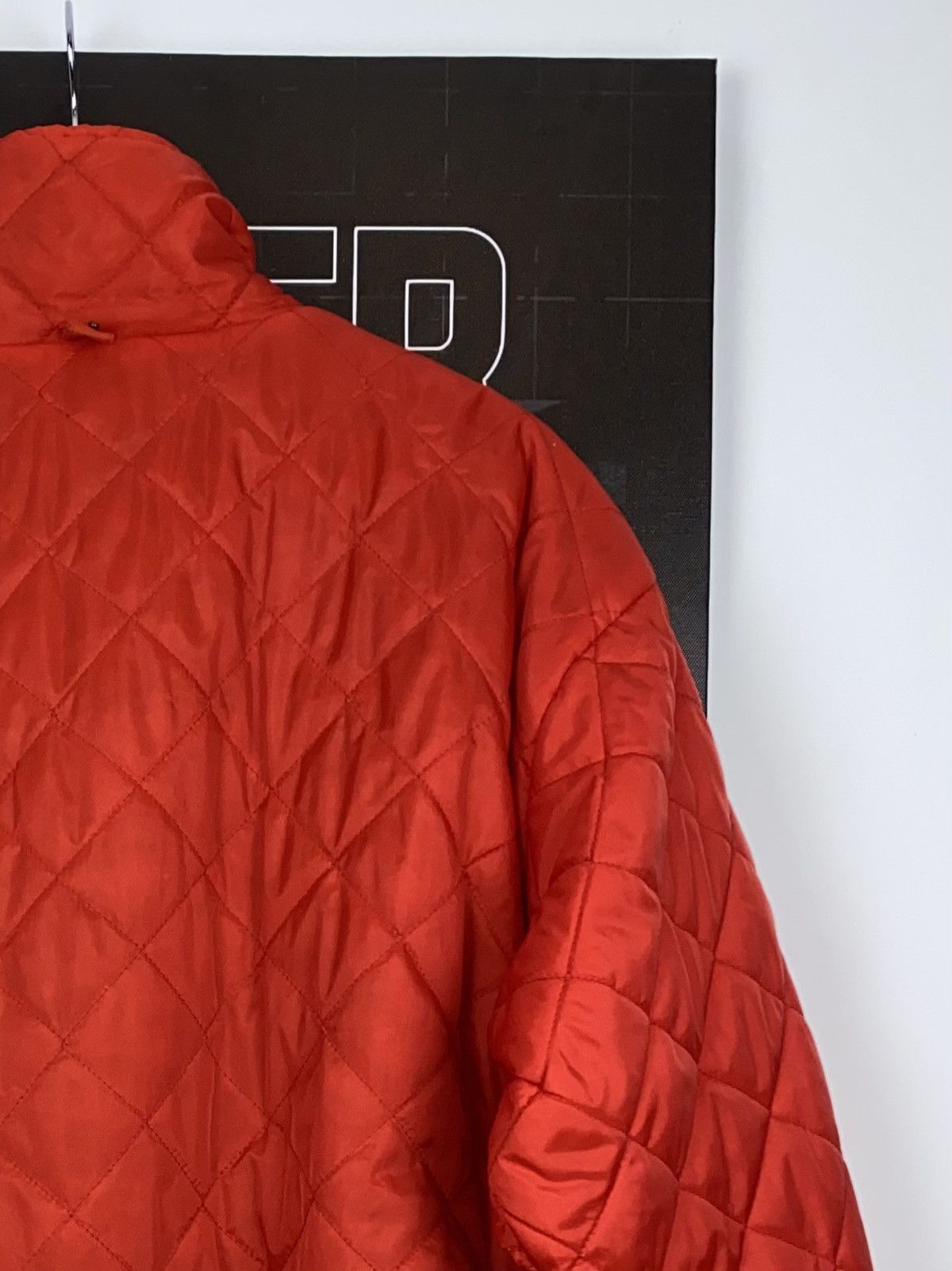 Formula 1 🚨 90s Shell Vintage Quilt Lining Red Nylon Jacket Formula 1 Size US M / EU 48-50 / 2 - 11 Thumbnail