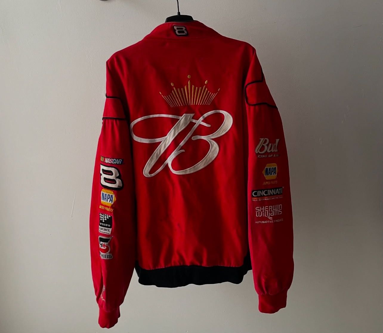 Chase Authentics × Vintage 90’s Vintage Budweiser Racing Jacket by JD Design Size US XXL / EU 58 / 5 - 9 Thumbnail