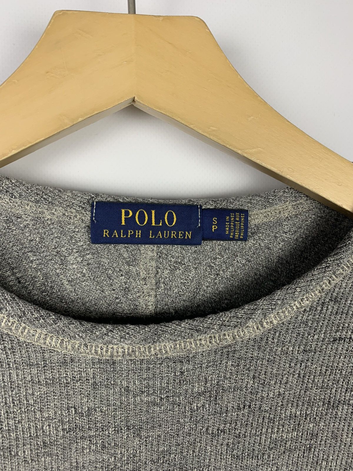 Polo Ralph Lauren Polo Ralph Lauren Y2K Ribbed Long Sleeve Tee Gray Size S Size US S / EU 44-46 / 1 - 5 Thumbnail