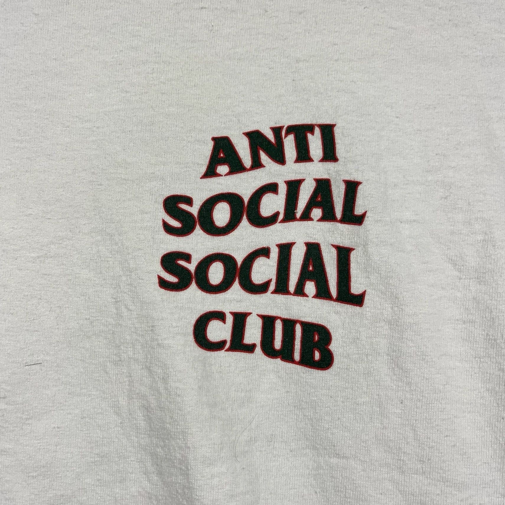 Anti Social Social Club VINTAGE Anti Social Social Club ASSC White Logo T Shirt Mens M White Graphic Print City Hip Hop Streetwear 90s Size US M / EU 48-50 / 2 - 4 Thumbnail