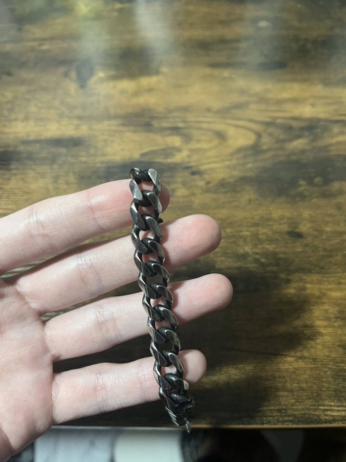 Other Silver cuban bracelet one size Size ONE SIZE - 2 Thumbnail
