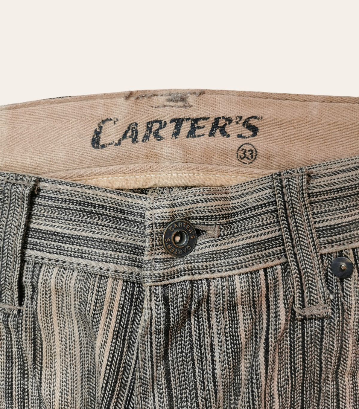 Carter's Carters Stripe Pants Size 33-34 x 39.5 Size US 34 / EU 50 - 6 Thumbnail
