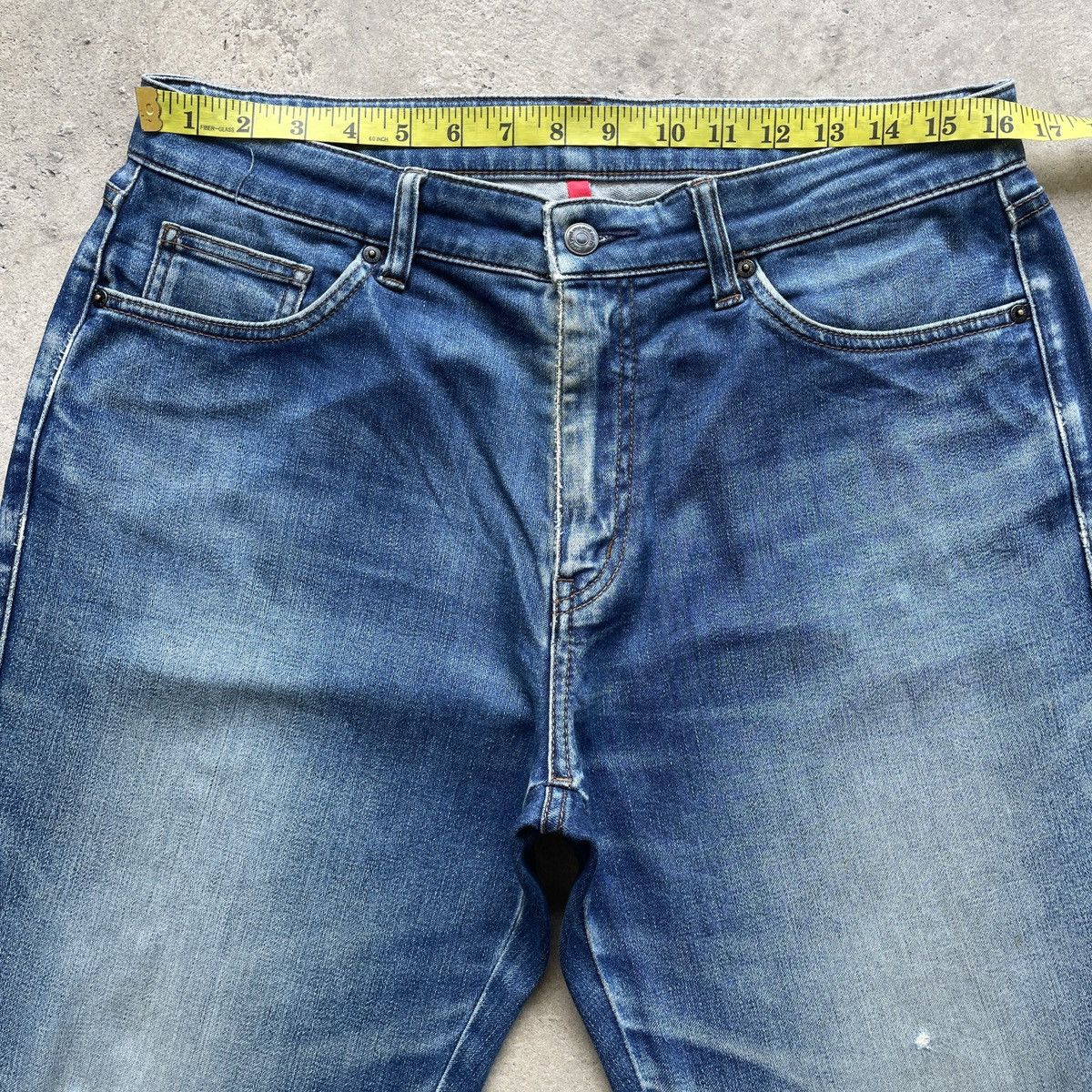 Japanese Brand Vintage Japanese Bootcut Distressed Faded Flare Jeans Pants Size US 33 - 5 Thumbnail