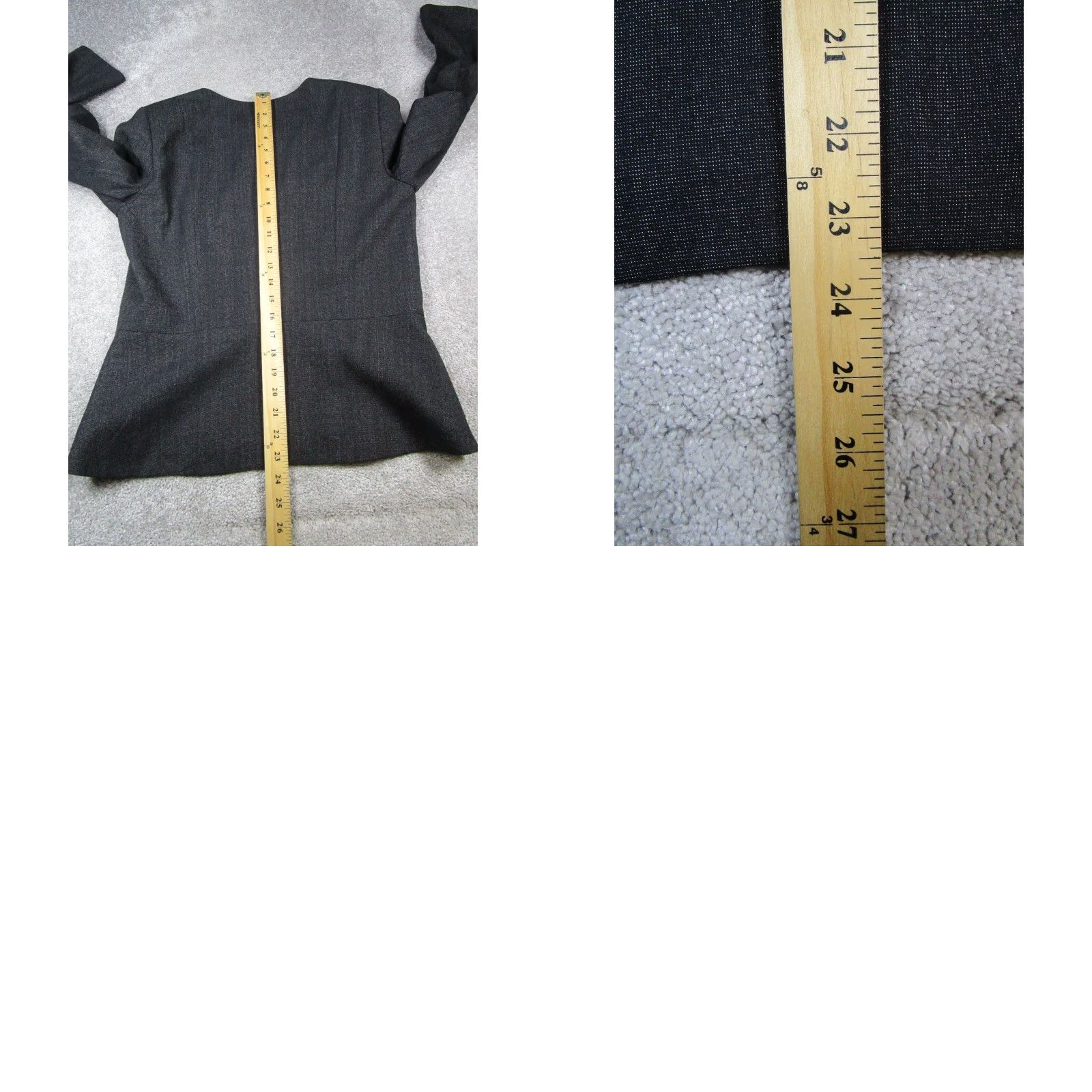 Theory VINTAGE Theory Jacket Womens 12 Black Wool Full Zip Size XL / US 12-14 / IT 48-50 - 8 Thumbnail