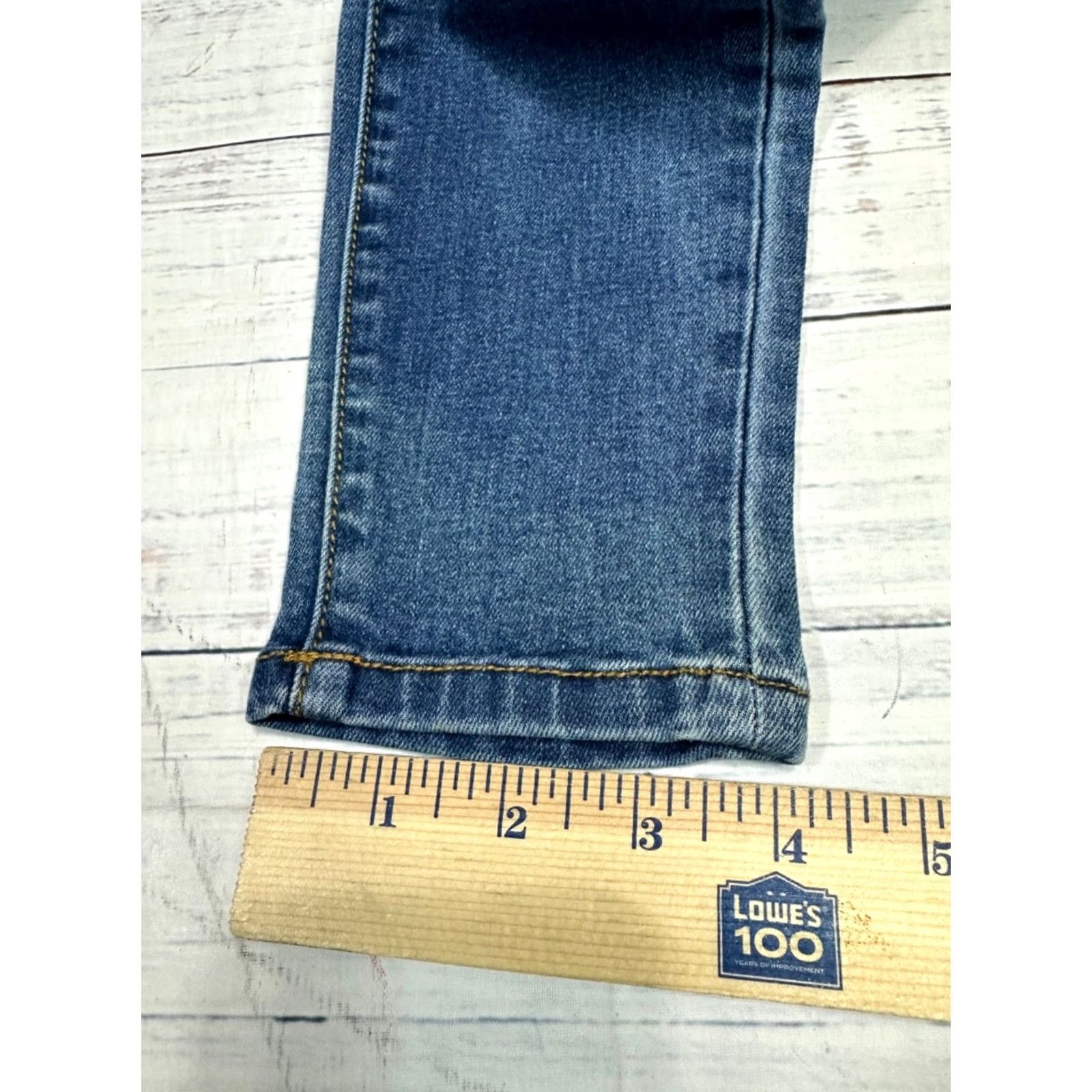 Vintage Indigo Poppy Maternity Jeans Skinny Womens S Blue Stretch Pull On Size 28" / US 6 / IT 42 - 3 Thumbnail