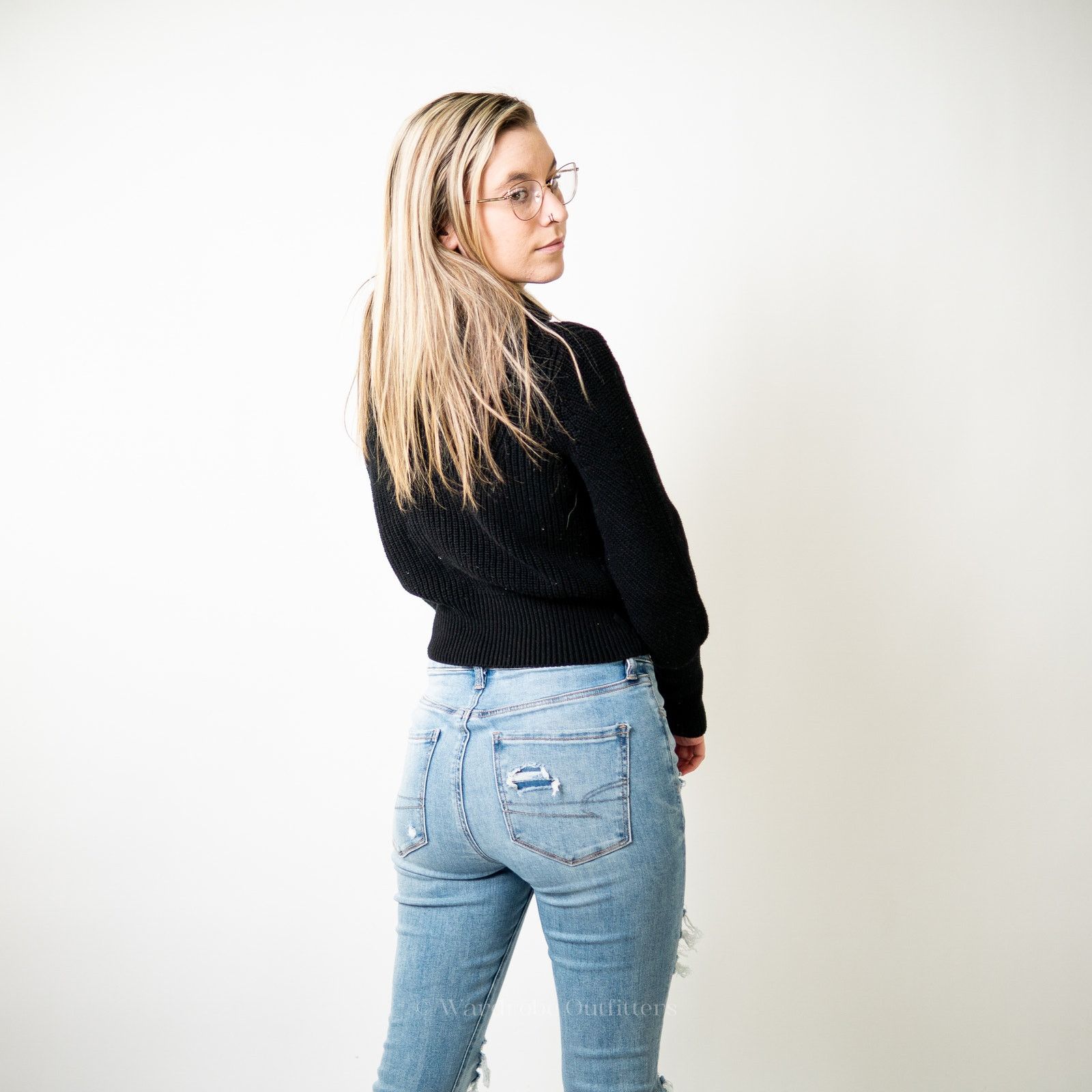 Lululemon Athleta Ribbed Knit Cropped Fitted Sweater Size XXS / US 00 / IT 34 - 6 Thumbnail