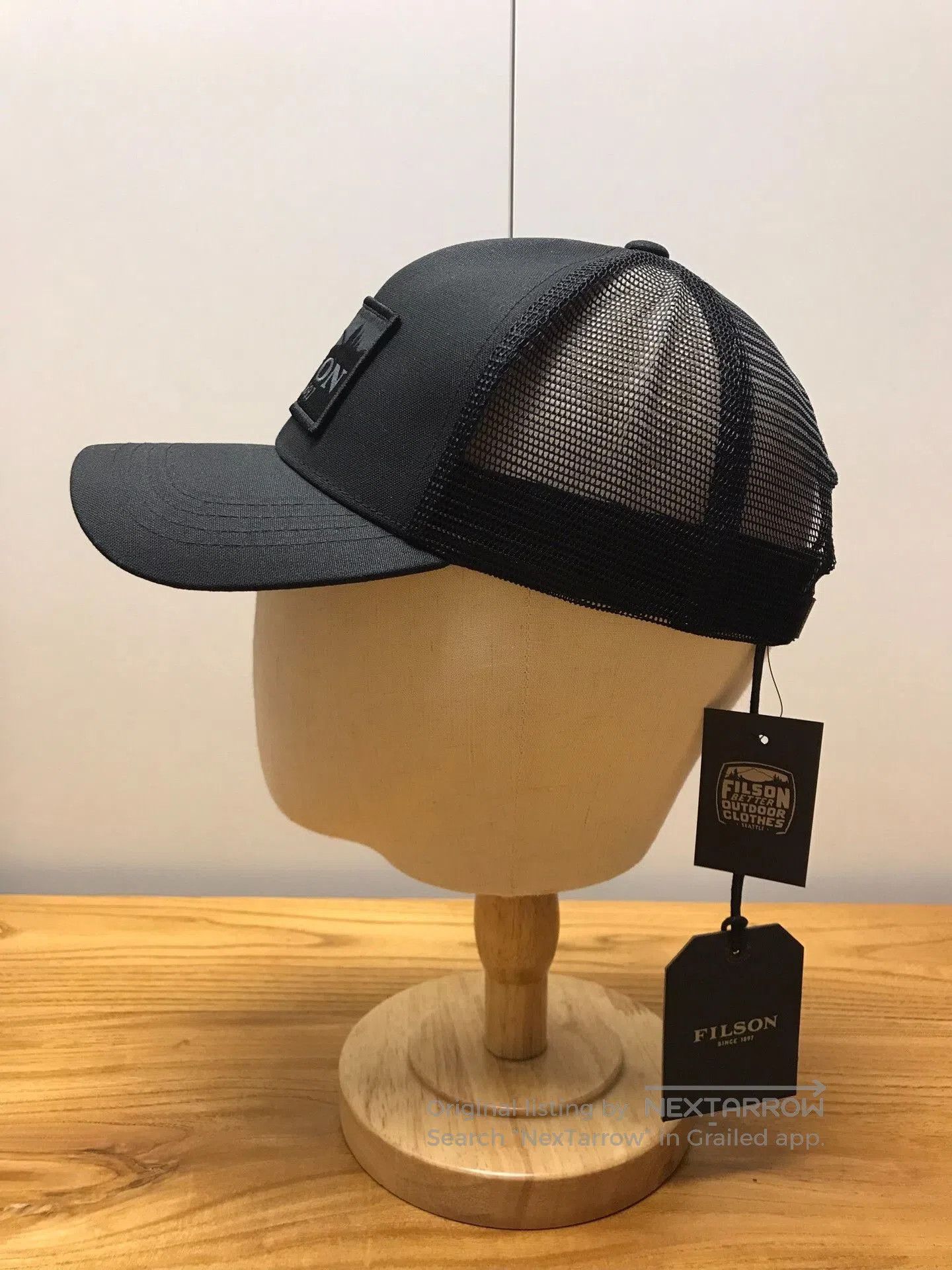 Filson Filson 11030237 Black Mesh Baseball Cap. Size ONE SIZE - 2 Thumbnail