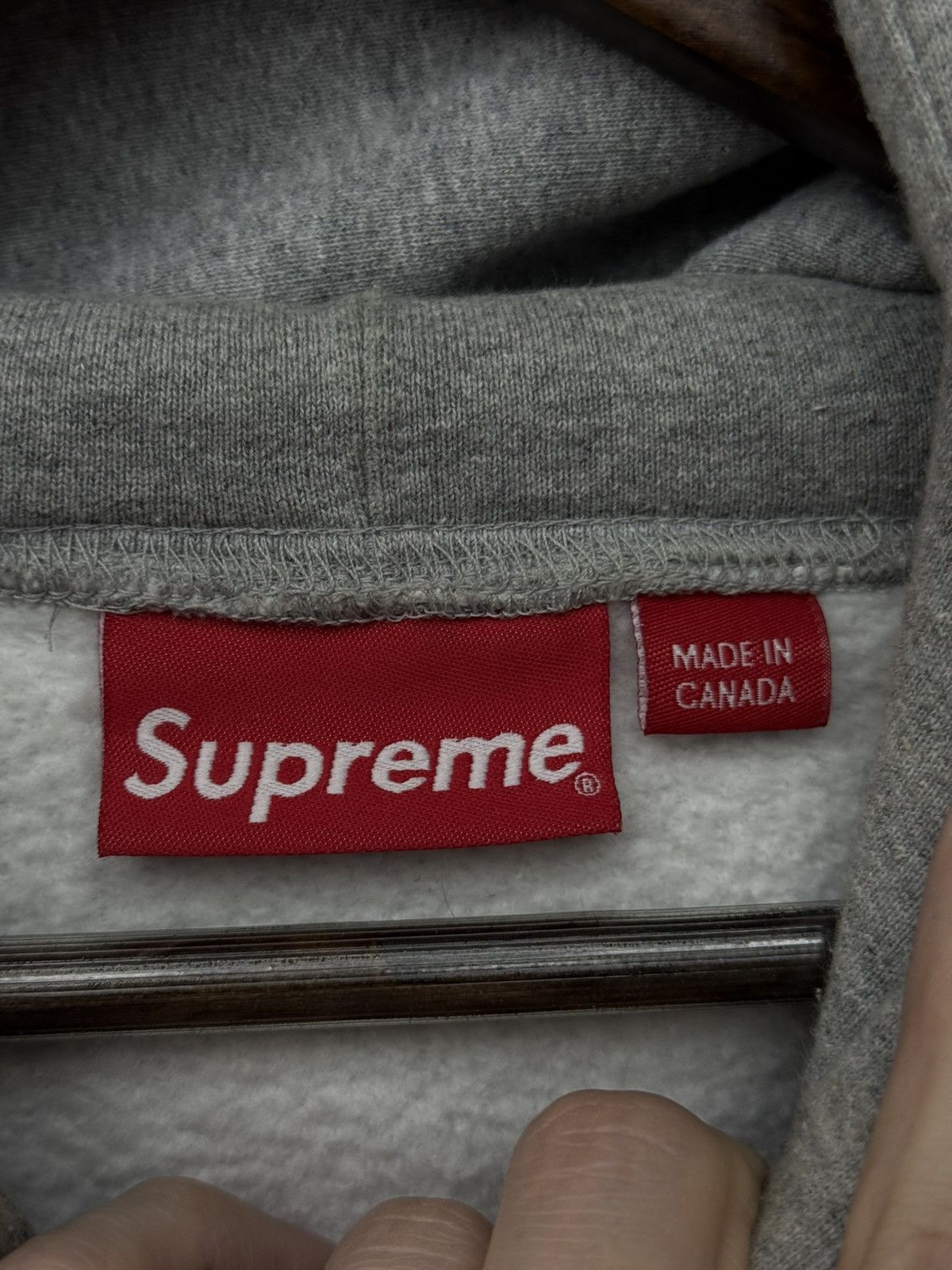 Supreme Supreme Arm Logo Hoodie Grey Size XL 🧼 Size US XL / EU 56 / 4 - 8 Thumbnail