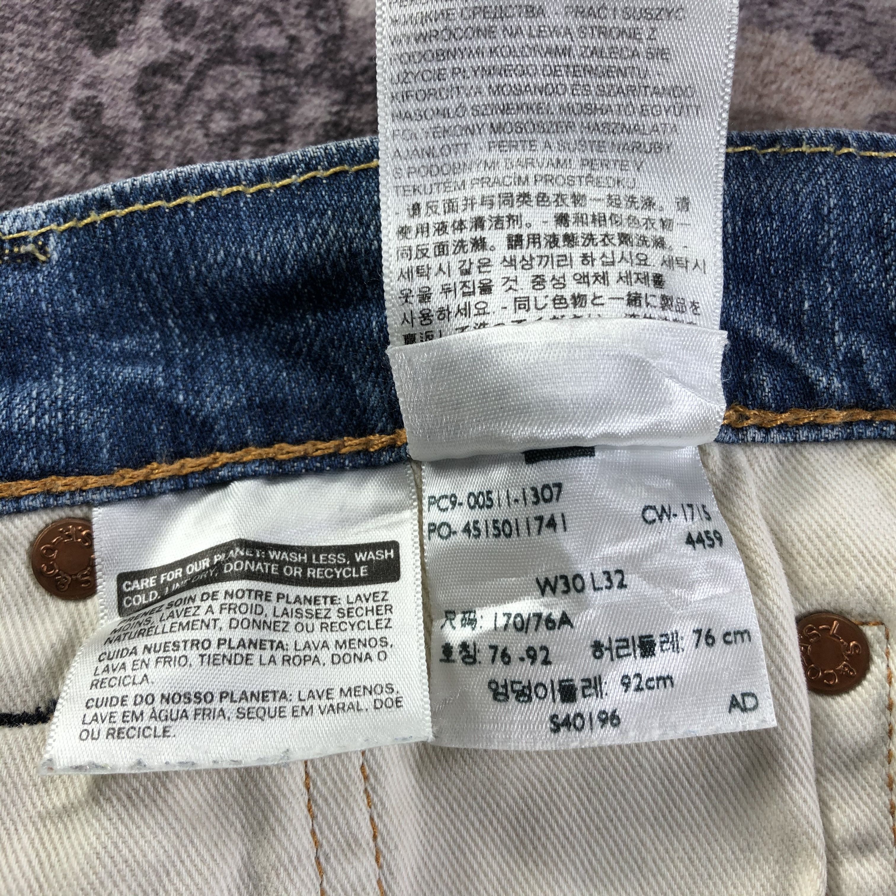 Levi's × Vintage Vintage Blue Wash Levis 511 Jeans-JM3207 Size US 32 / EU 48 - 13 Thumbnail