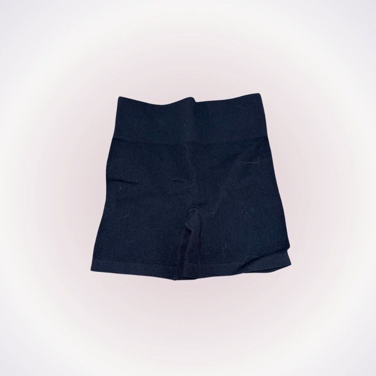 Other Amazon Black Ribbed Bike Shorts | Sz S Size 27" / US 4 / IT 40 - 1 Thumbnail
