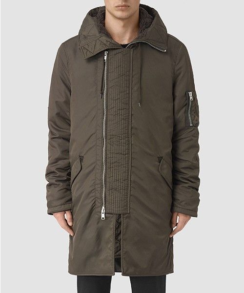 Allsaints AllSaints Mason Parka Size S Oversized Mens Army Green Heavy Size US S / EU 44-46 / 1 - 3 Thumbnail