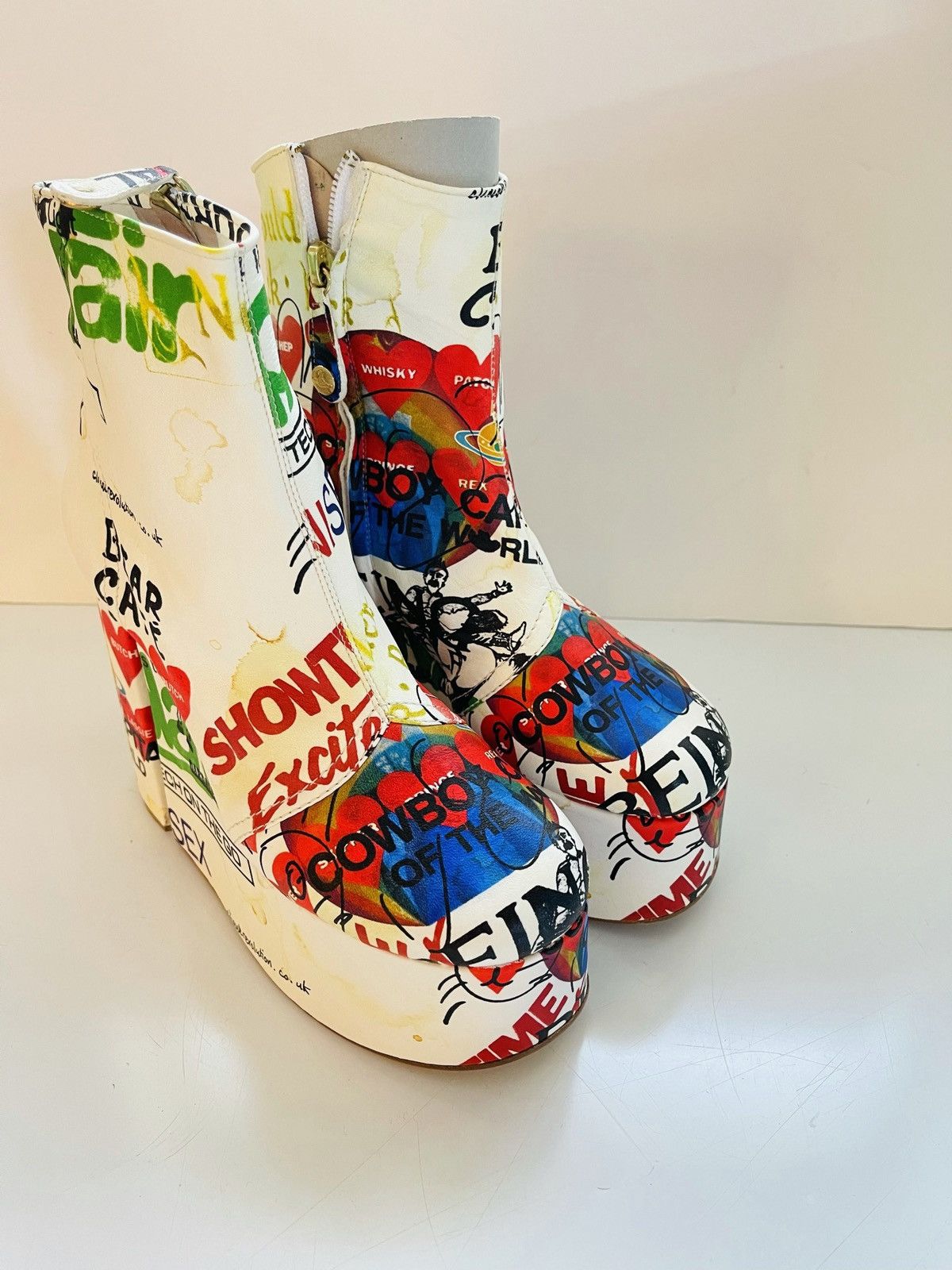 Vivienne Westwood Vivienne Westwood TOWERING HEELS meaningless PRINT IT 37 Size US 7 / IT 37 - 2 Thumbnail