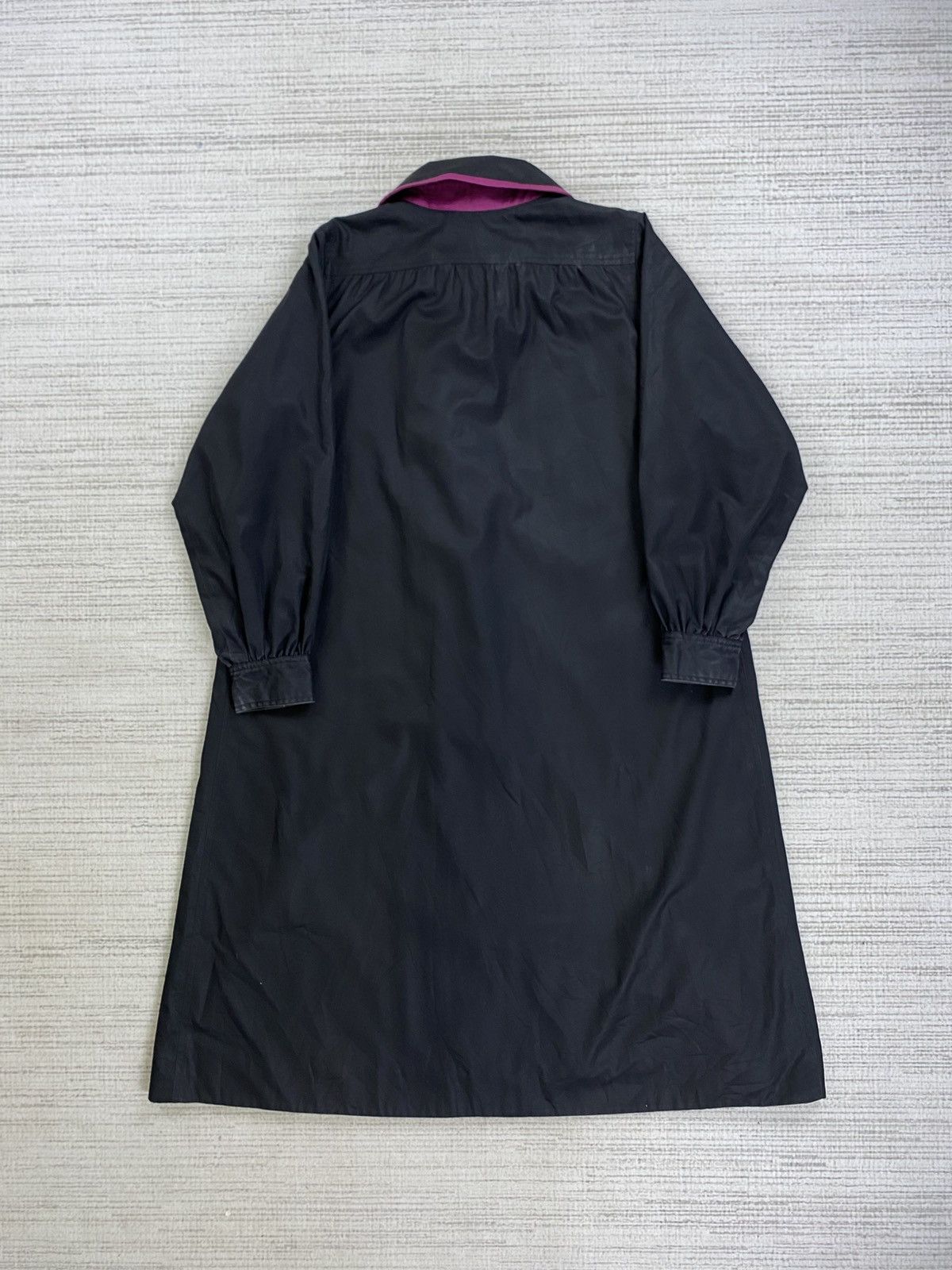 Yves Saint Laurent Vintage Yves Saint Laurent Asymmetrical Trench Coat Jacket Size US M / EU 48-50 / 2 - 2 Thumbnail