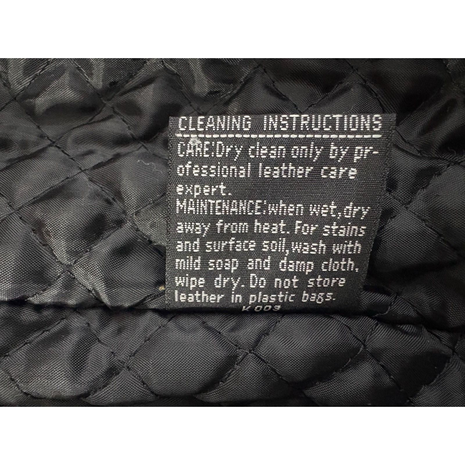 Members Only Members Only Quilt Lined Biker Leather Jacket size L color b Size US L / EU 52-54 / 3 - 4 Thumbnail
