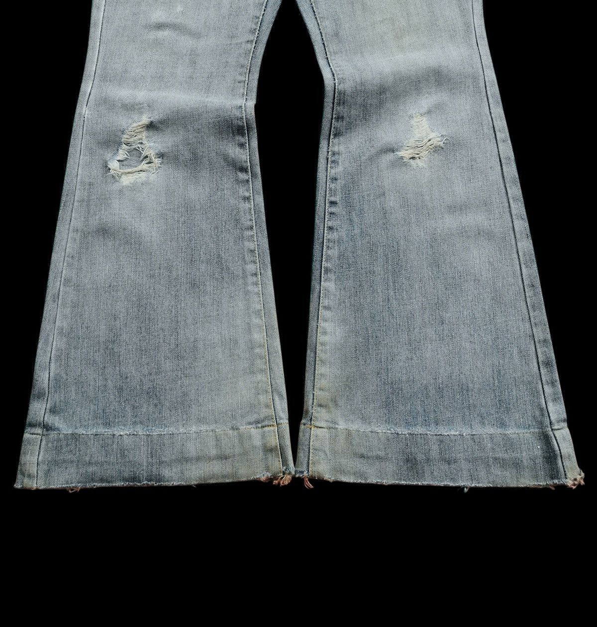 Tornado Mart Vintage Tornado Mart Flare Distressed Jeans Size US 29 - 8 Thumbnail