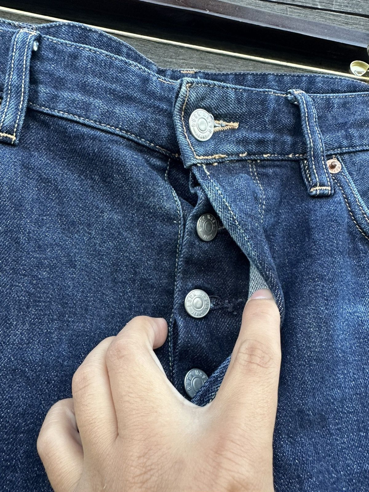 Buck Mason Buck Mason Maverick Slim 14oz Double Dipped Denim Size US 34 / EU 50 - 4 Thumbnail