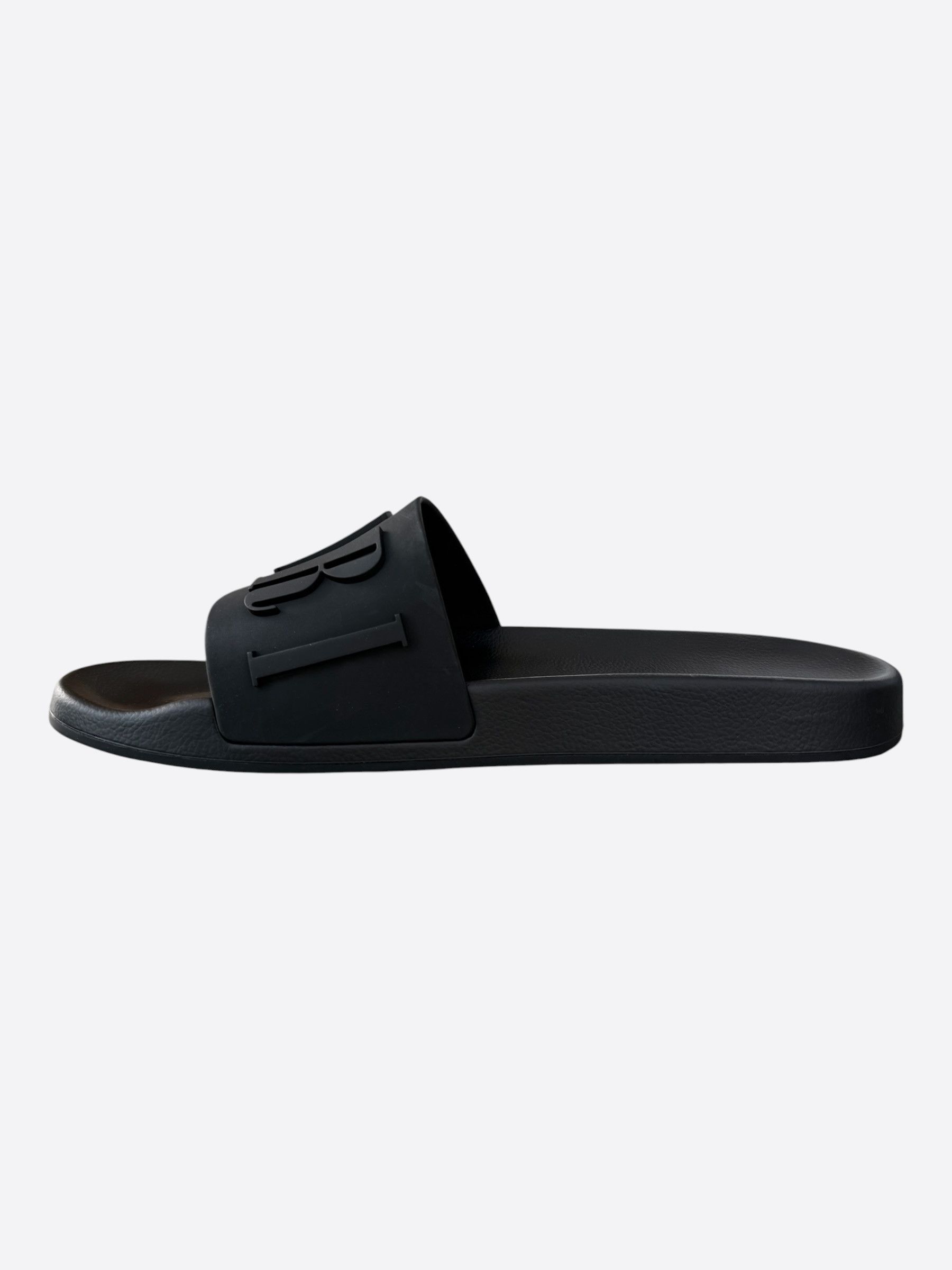 Amiri Amiri Black Logo Rubber Slides Size US 14 / EU 47 - 6 Thumbnail