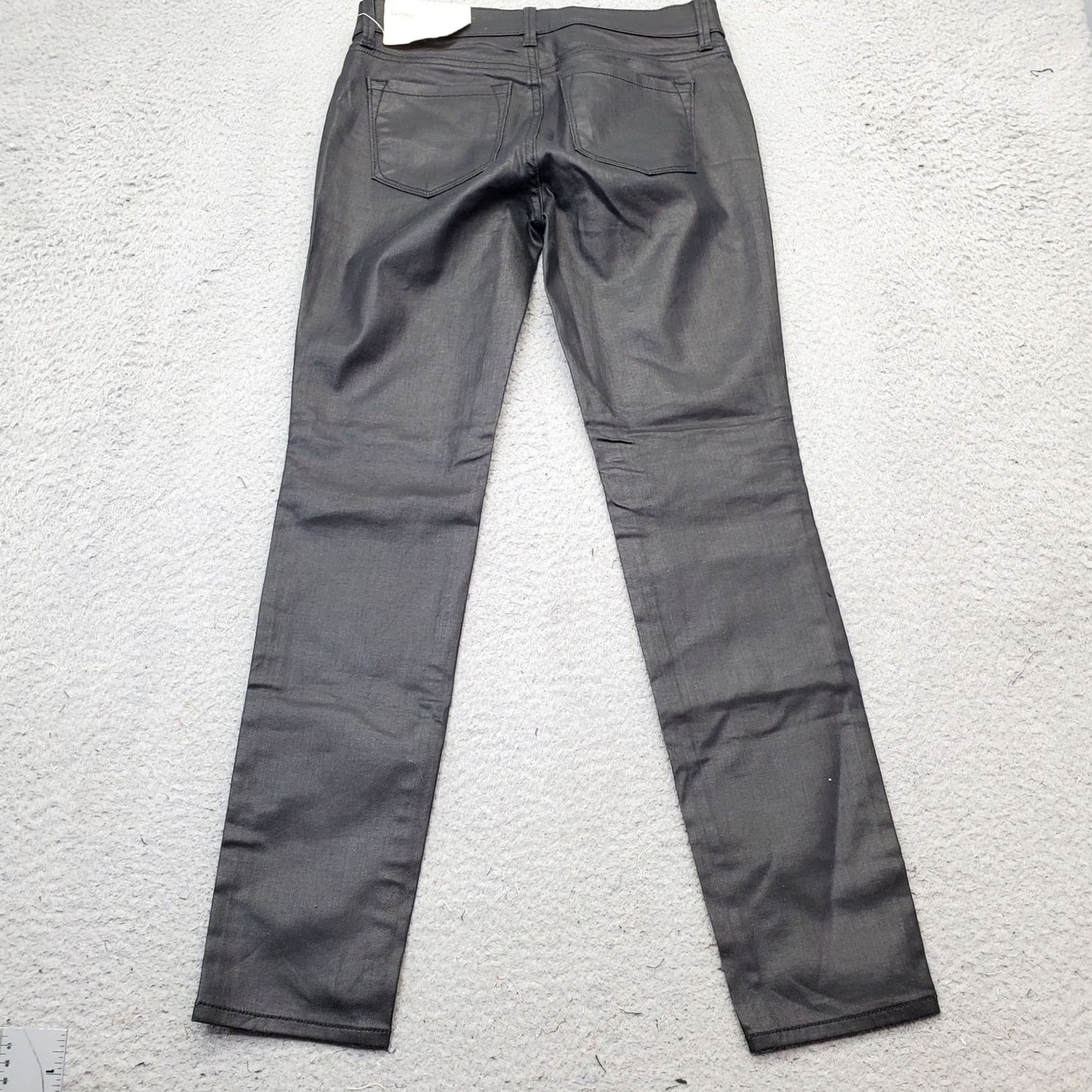Loft LOFT Ann Taylor Pants Womens 0P Black Stretch High Waisted Modern Skinny Leg casual travel Women Size 0P Black Skinny Pants Size 25" / US 0 / IT 36 - 2 Thumbnail