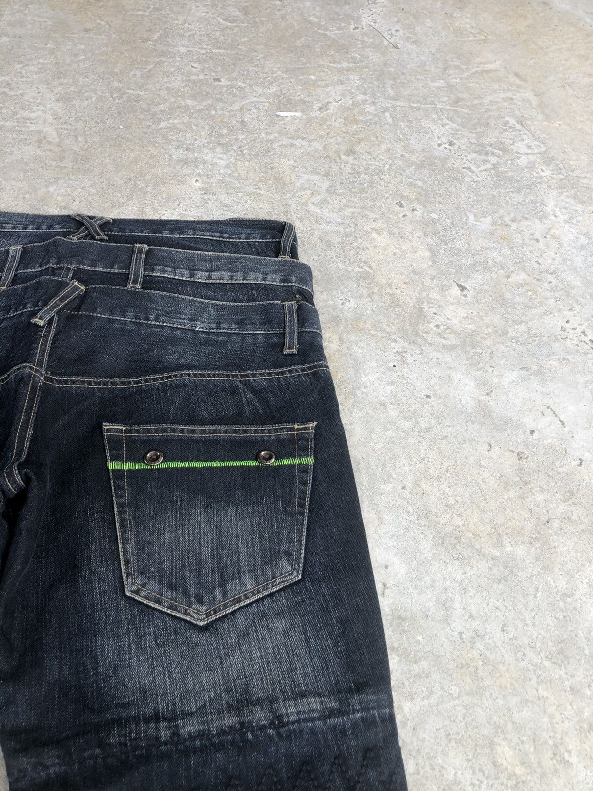 PPFM Japanese PPFM Double Waist Distressed Denim Punk Style Size US 32 / EU 48 - 16 Thumbnail