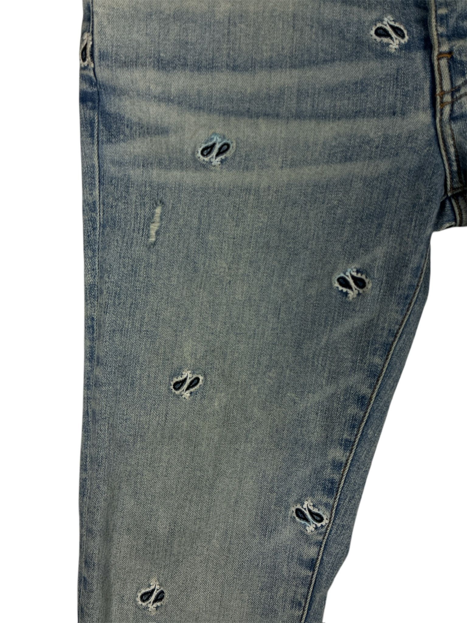 Amiri Amiri Paisley Skinny Jeans Size US 32 / EU 48 - 3 Thumbnail