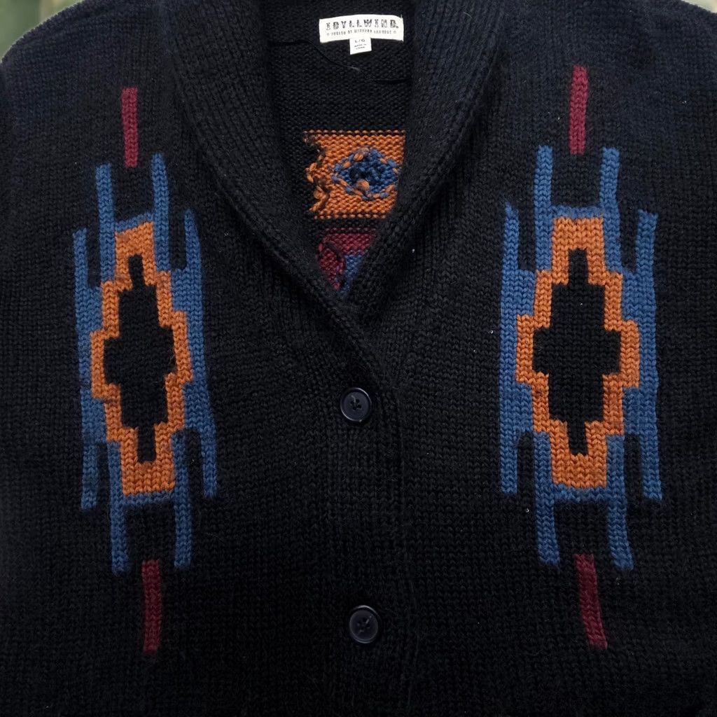 Vintage Idyllwind Miranda Lambert Cardigan Womens L Wool Blend Shawl Geometric Aztec Western Black Cardigan Sweater Seasonal All Seasons Women's Fashion Size L / US 10 / IT 46 - 1 Thumbnail
