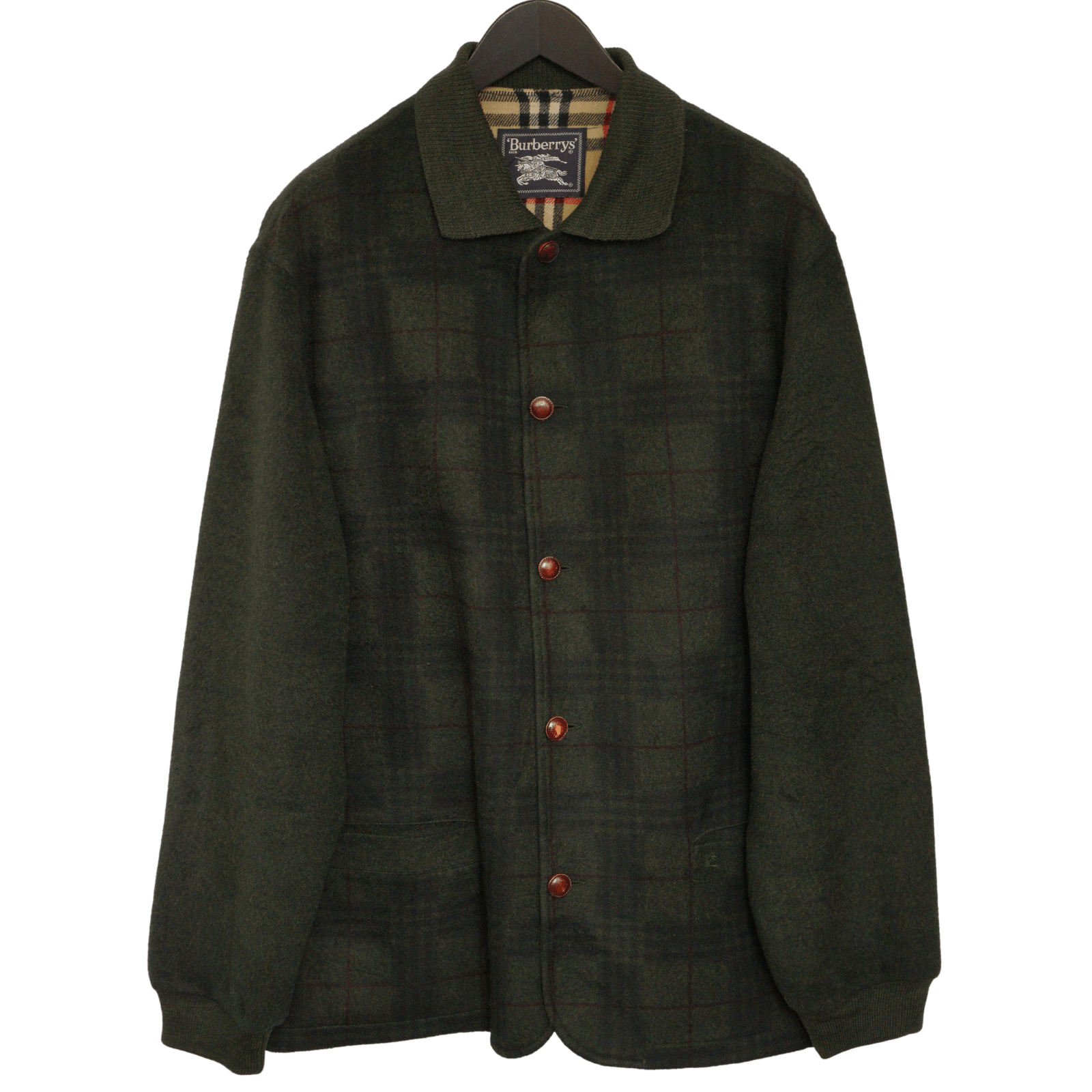 image of Men Burberry Jacket Green Burberrys 9 Eu56 Uk/us46 Var188 (Size XL)