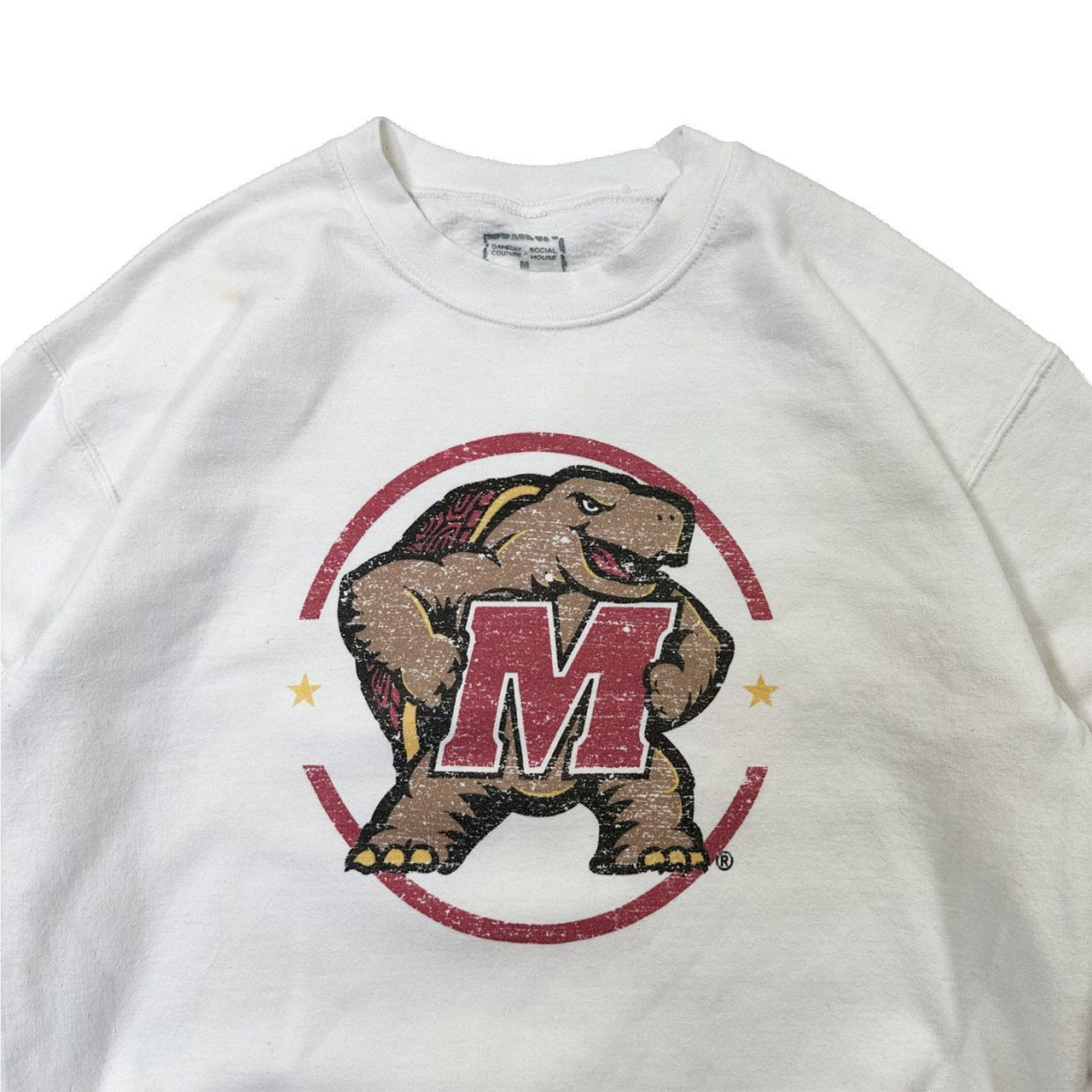 Vintage Vintage 00s Maryland Terrapins Graphic College Sweater Size US M / EU 48-50 / 2 - 2 Thumbnail