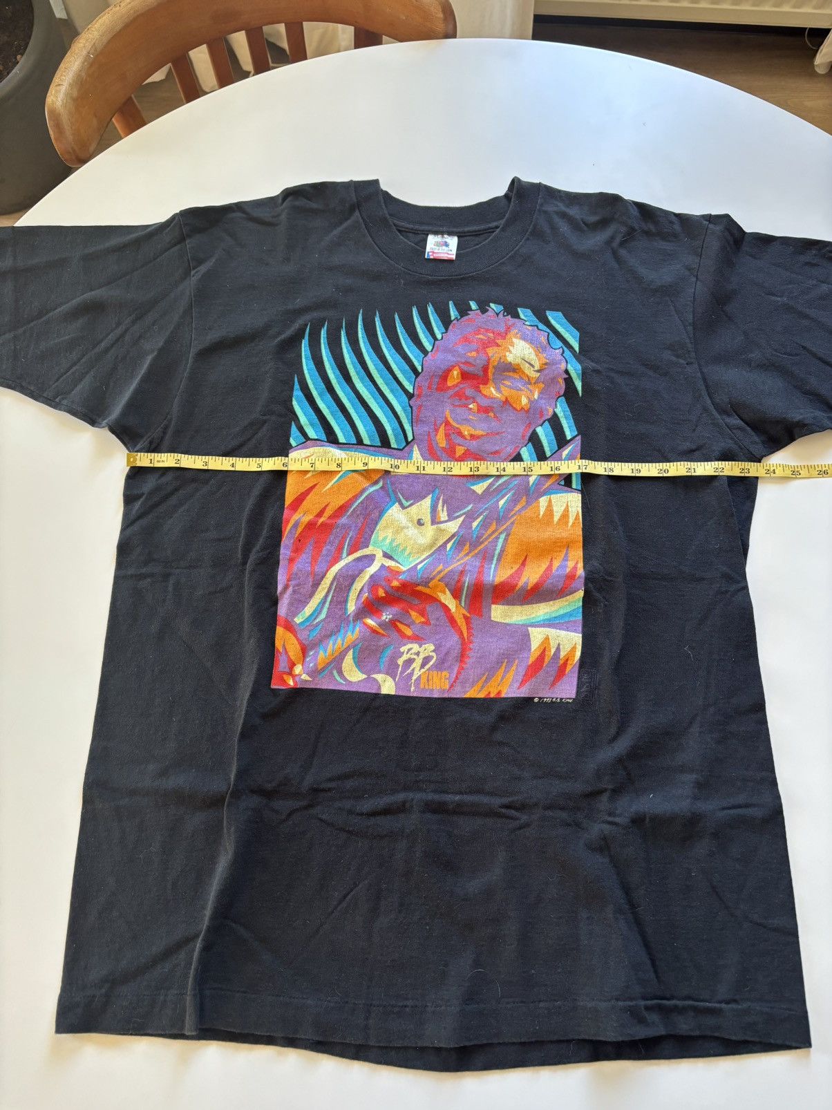 Vintage Chicago blues festival BB king tee 90s Size US XL / EU 56 / 4 - 6 Thumbnail