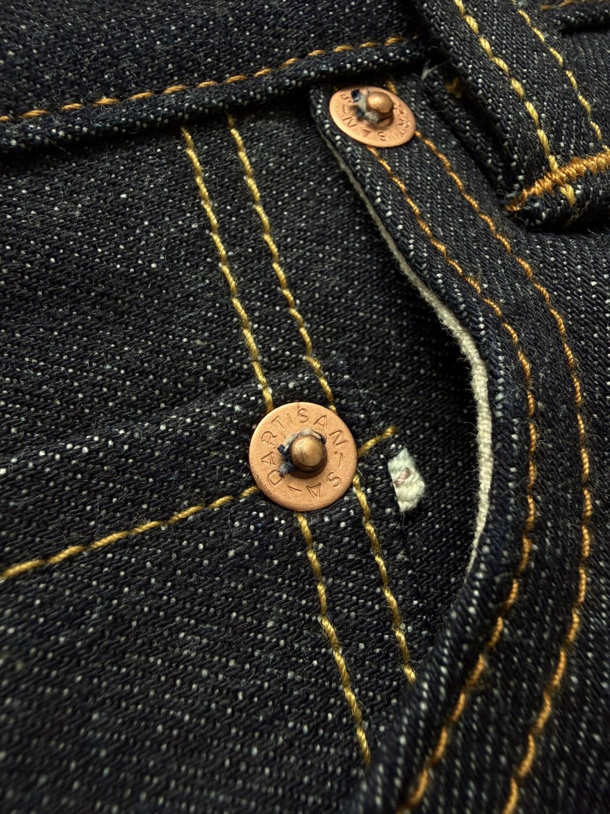 Studio D'Artisan Studio D’Artisan 45th Anniversary SP-086 13oz Selvedge W30 Size US 30 / EU 46 - 12 Thumbnail