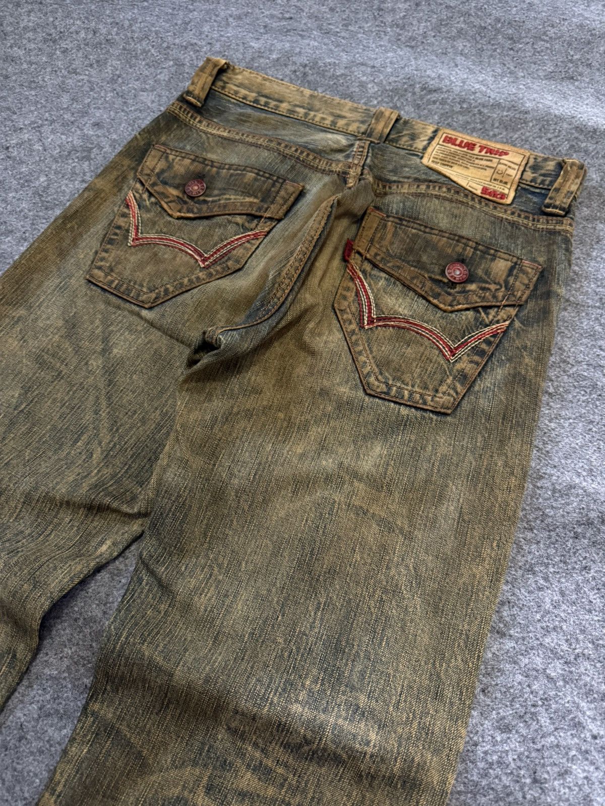 Edwin Edwin 503 Blue Trip Patina Fade Mud Wash Jeans Straight Size US 30 / EU 46 - 4 Thumbnail