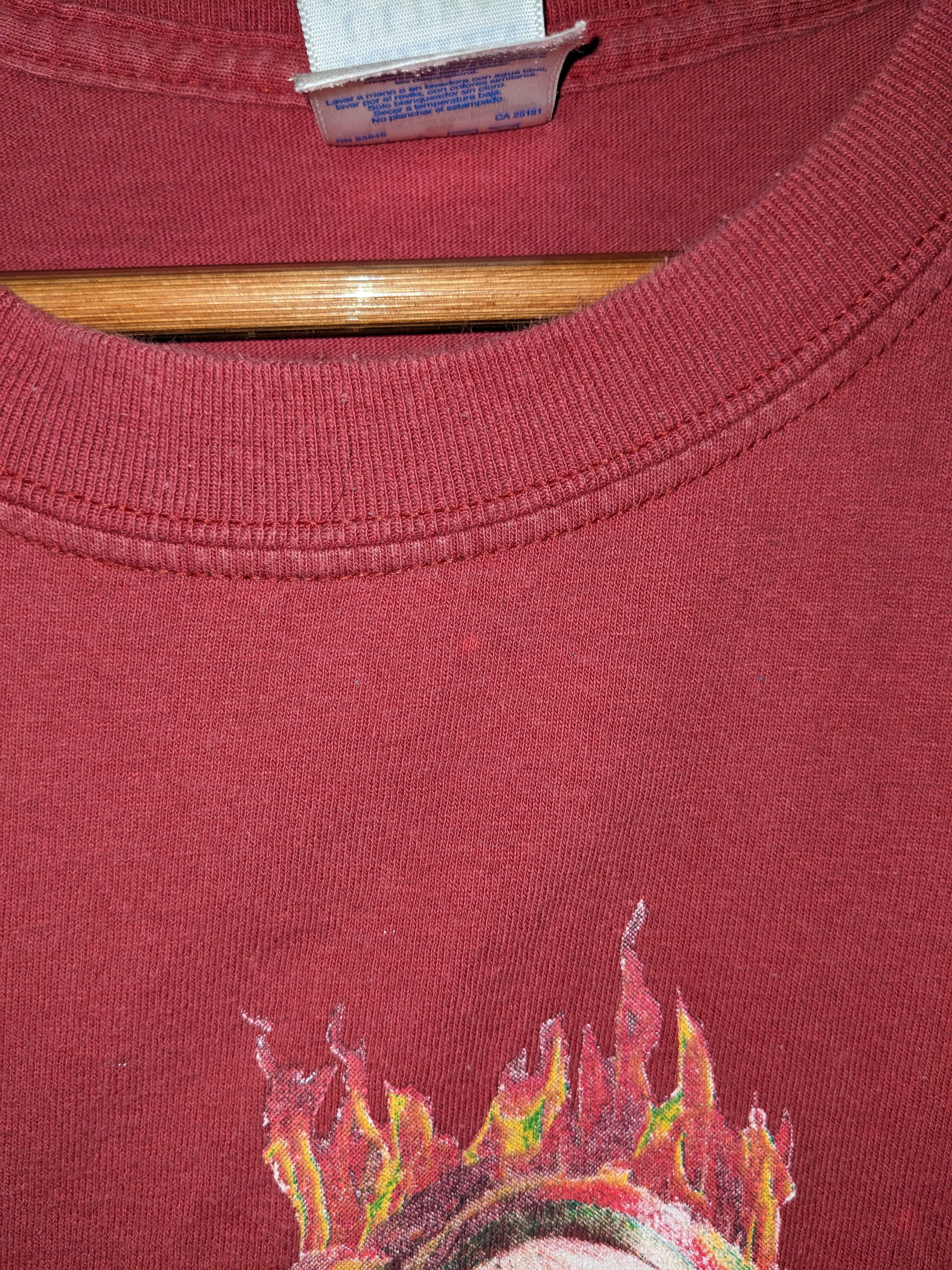 Band Tees × Vintage Vintage Gov't Mule Deja Voodoo Band Tour Red X-Large T-Shirt Size US XL / EU 56 / 4 - 5 Thumbnail