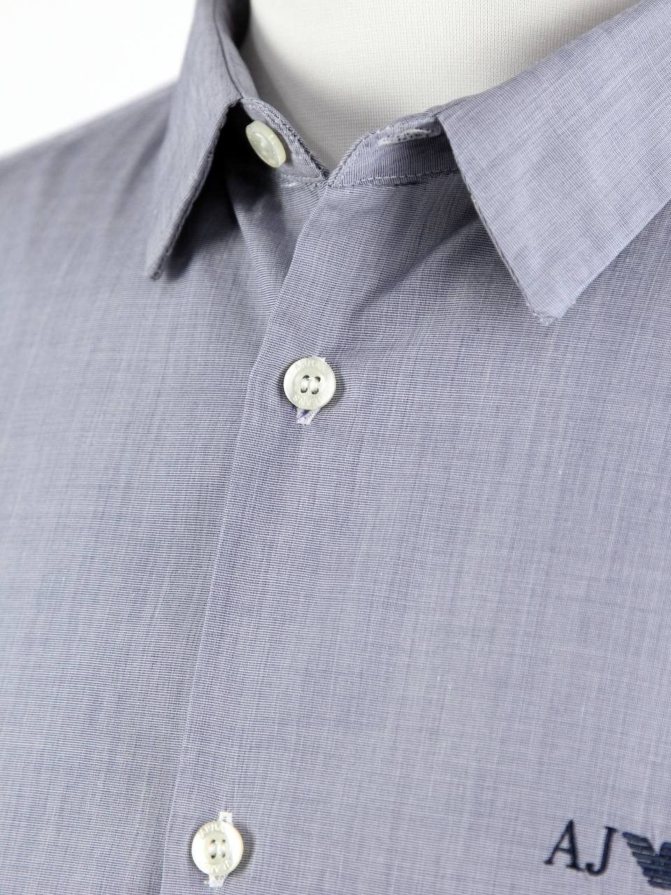 Armani ARMANI JEANS Cotton shirt with logo Size US XXL / EU 58 / 5 - 6 Thumbnail