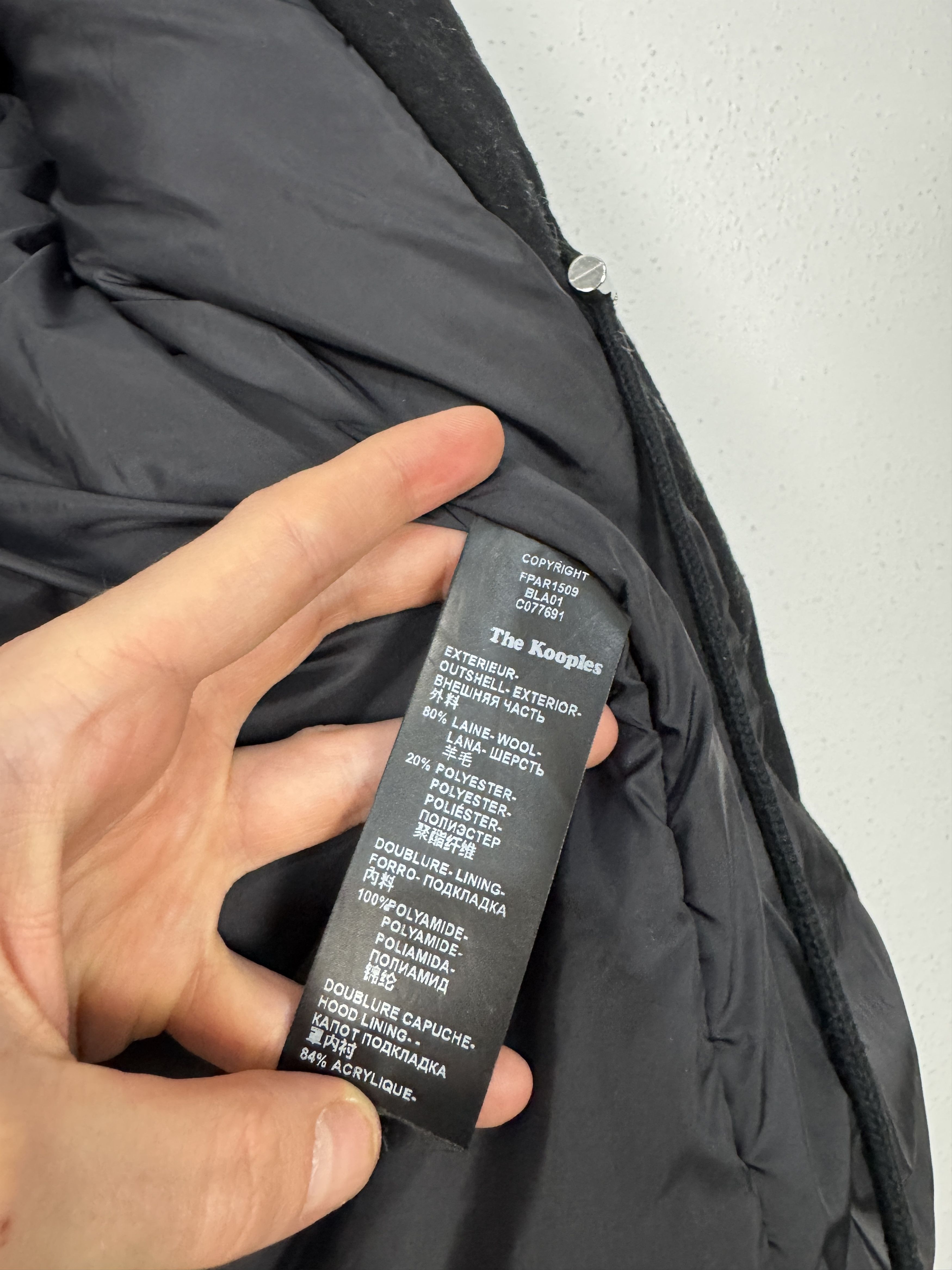 The Kooples The Kooples black wool coat XS Size US XS / EU 42 / 0 - 7 Thumbnail