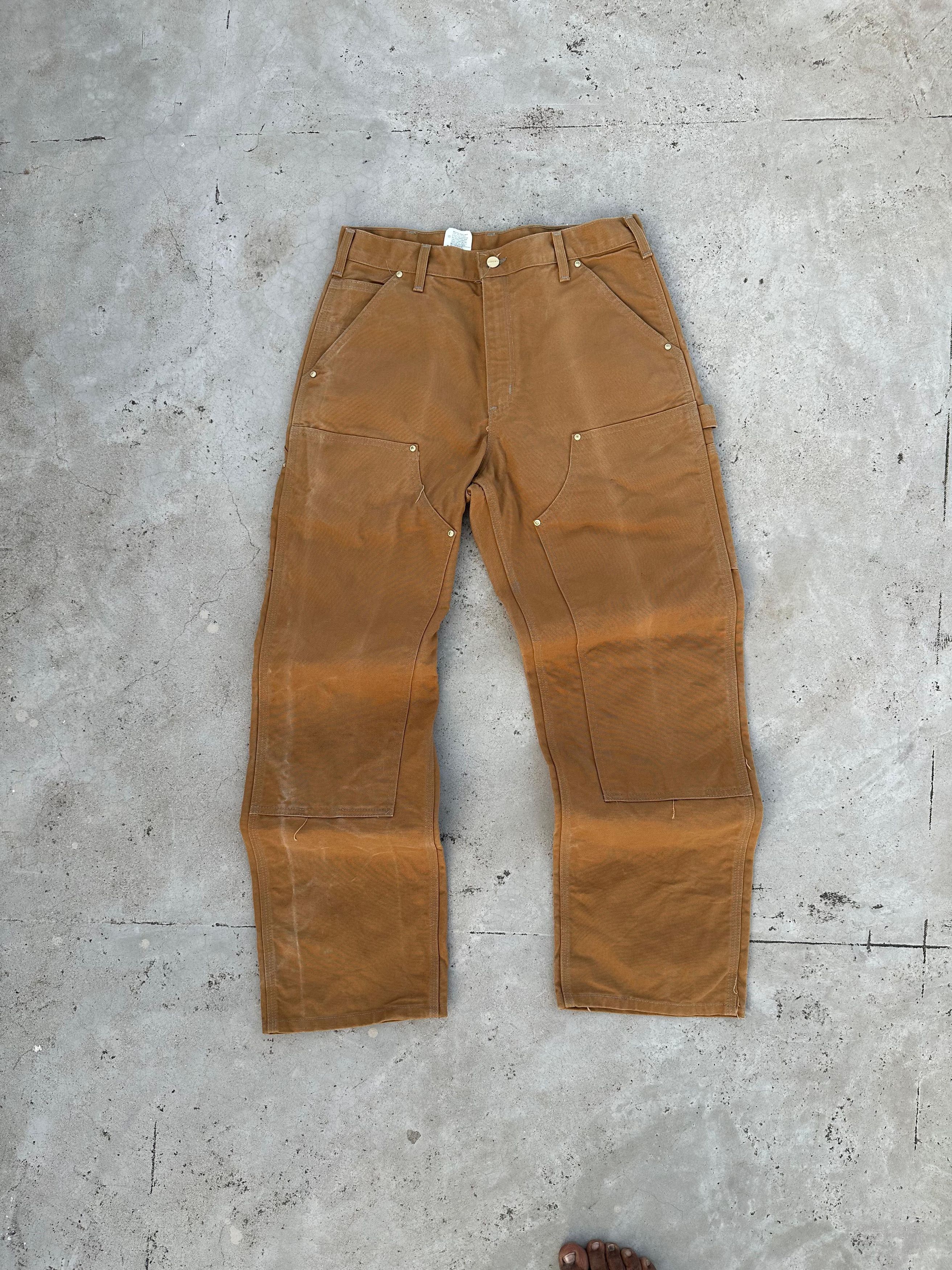 Carhartt × Vintage 90's Vintage Carhartt Double Knee B01 BRN 32×30 Size US 32 / EU 48 - 1 Thumbnail