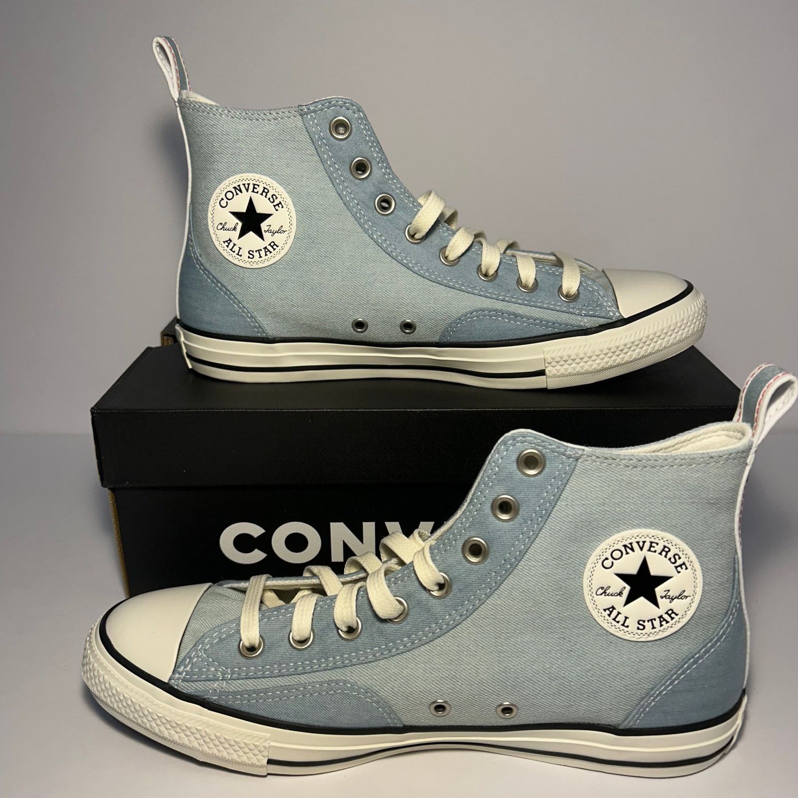 Converse Converse Chuck Taylor All Star Denim Canvas Sneakers M9 W11 Size US 9 / EU 42 - 1 Thumbnail