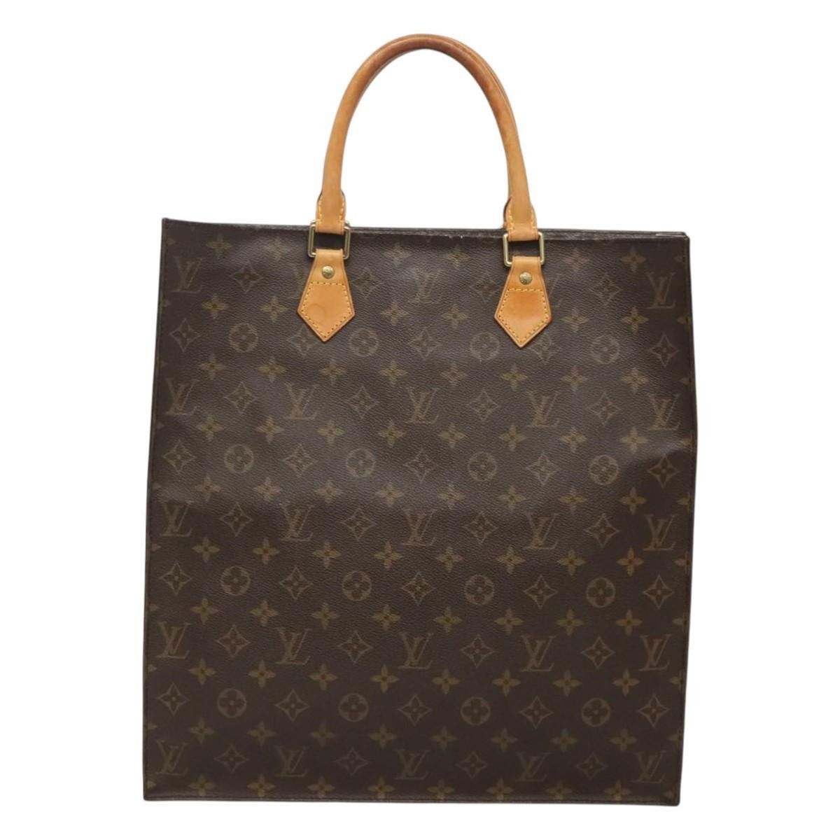 Louis Vuitton LOUIS VUITTON Monogram Sac Plat Hand Bag M51140 Size ONE SIZE - 2 Thumbnail