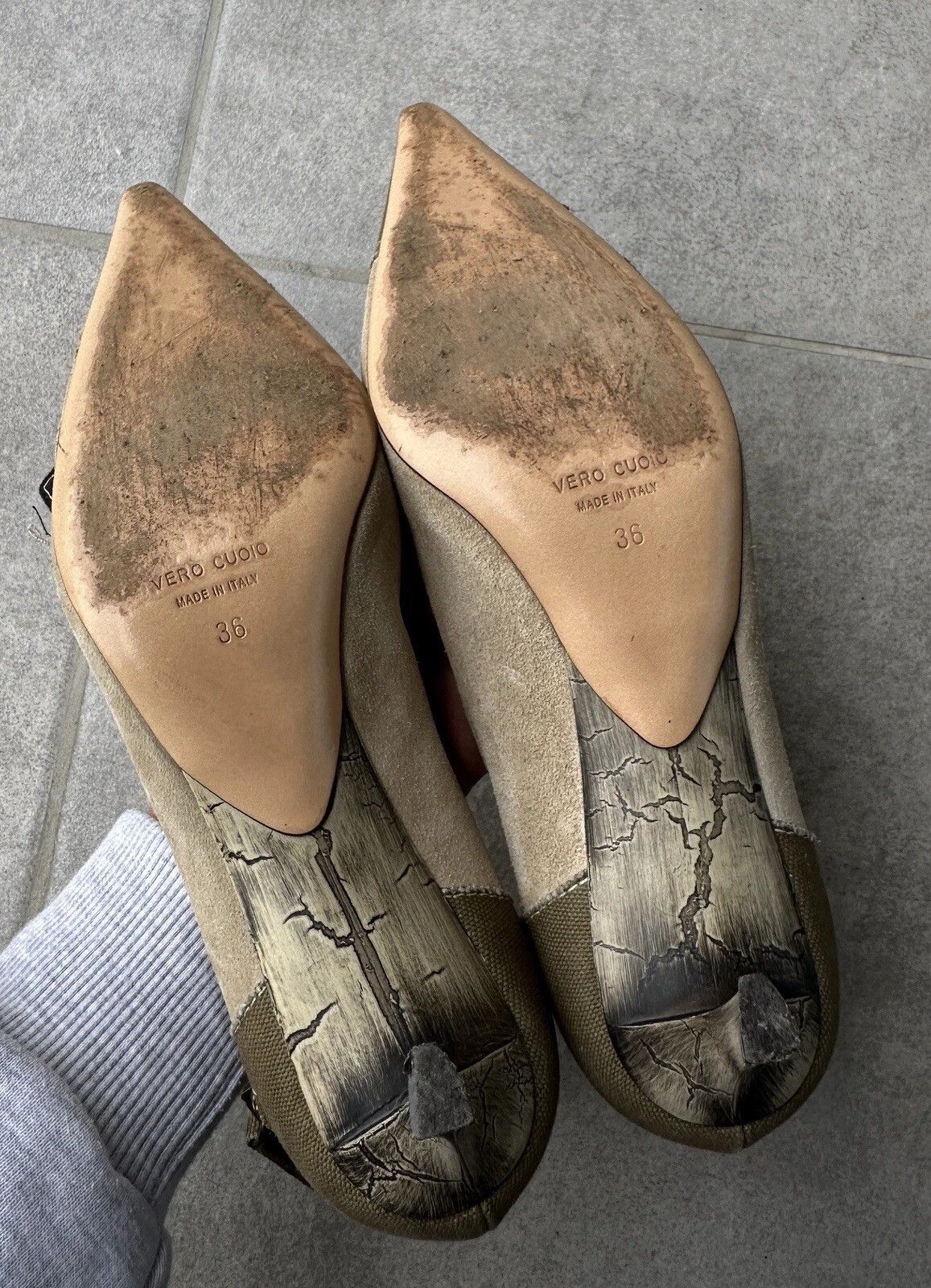 Karen Millen Vintage Karen Millen Leather Denim y2k Heels Kitten Shoes Size US 6 / IT 36 - 15 Thumbnail