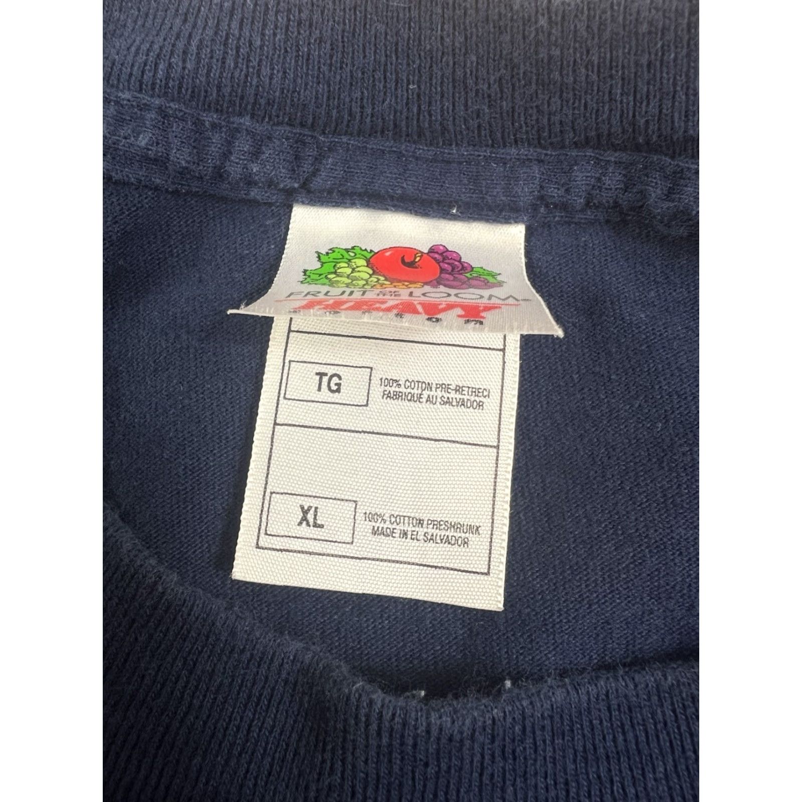 Fruit Of The Loom VINTAGE NYPD New York Police Embroidered Blue T Shirt XL Men Regular Size 90s Fruit of the Loom Mens Size US XL / EU 56 / 4 - 3 Thumbnail