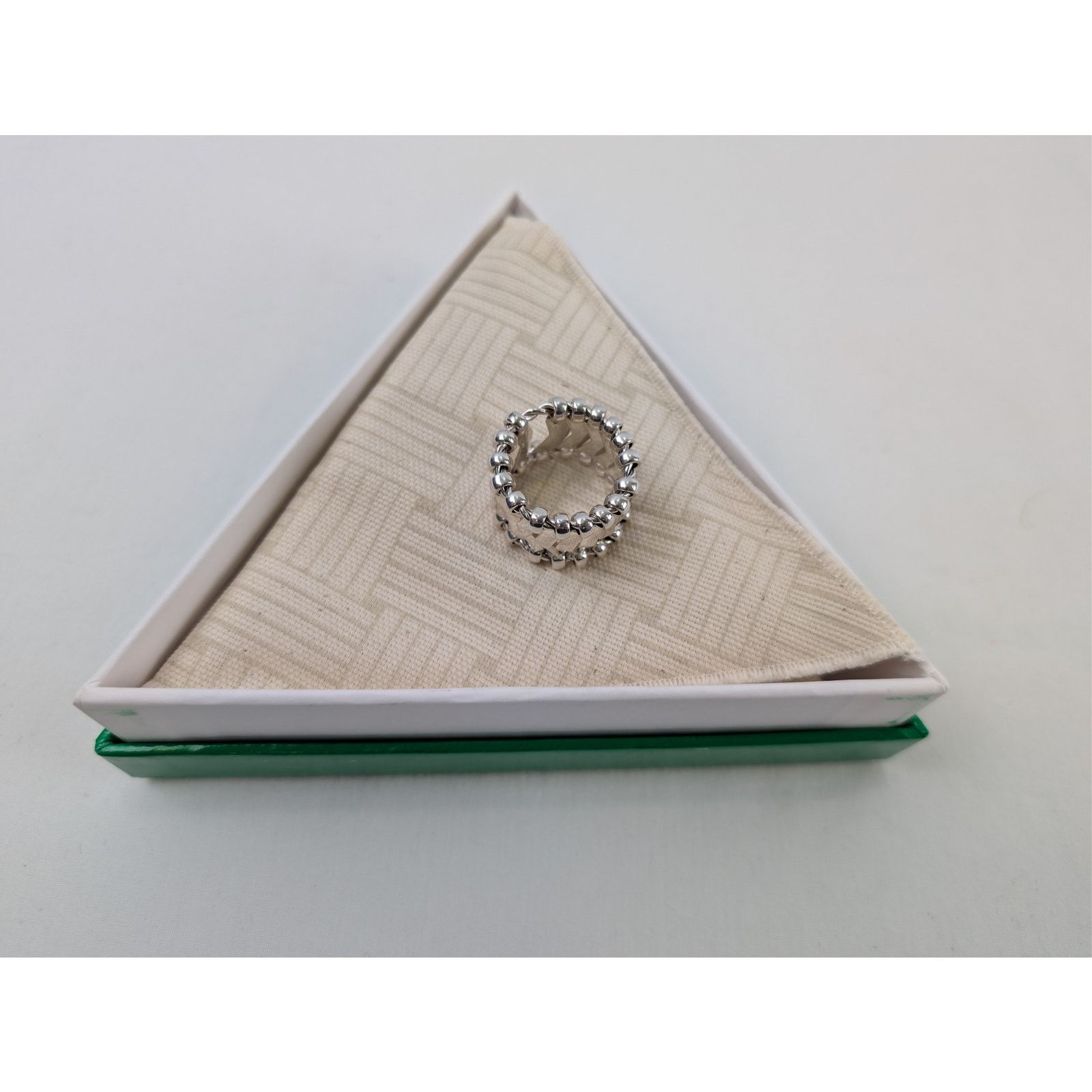 Bottega Veneta o1rshd1 Size: 21 / Sterling Silver Ring in Silver Size ONE SIZE - 1 Thumbnail